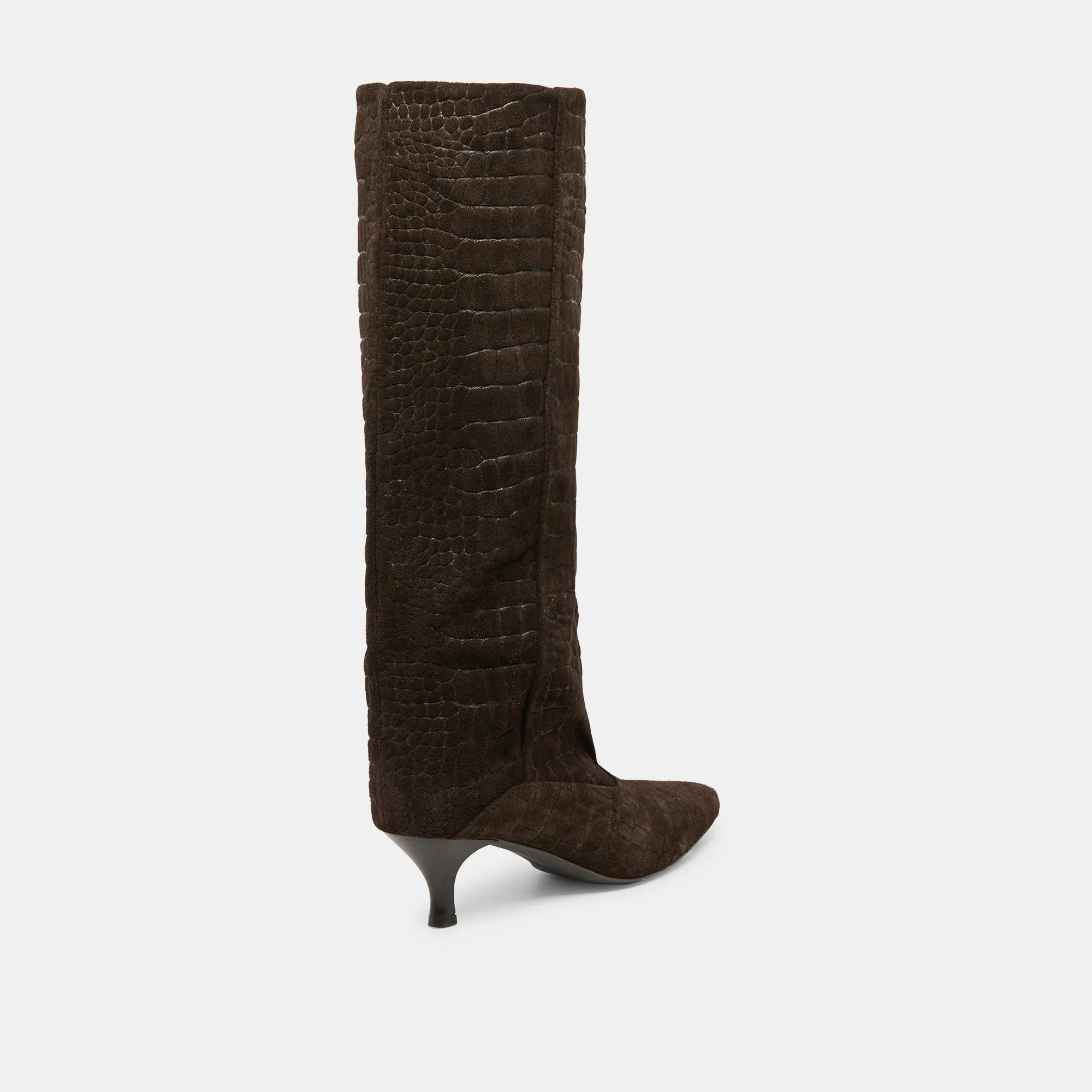 ROXLA BOOTS DK CHOCOLATE CROCO EMBOSSED LEATHER sold by Dolce Vita product image thumbnail 3