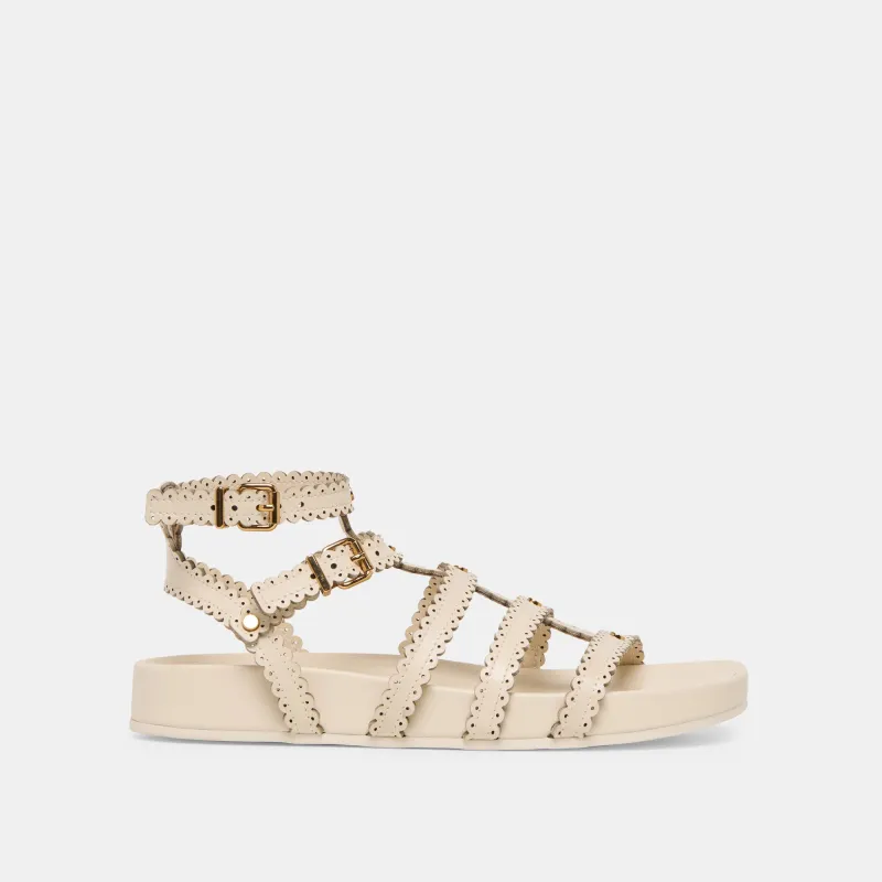 SUSANA SANDALS CREME LEATHER sold by Dolce Vita
