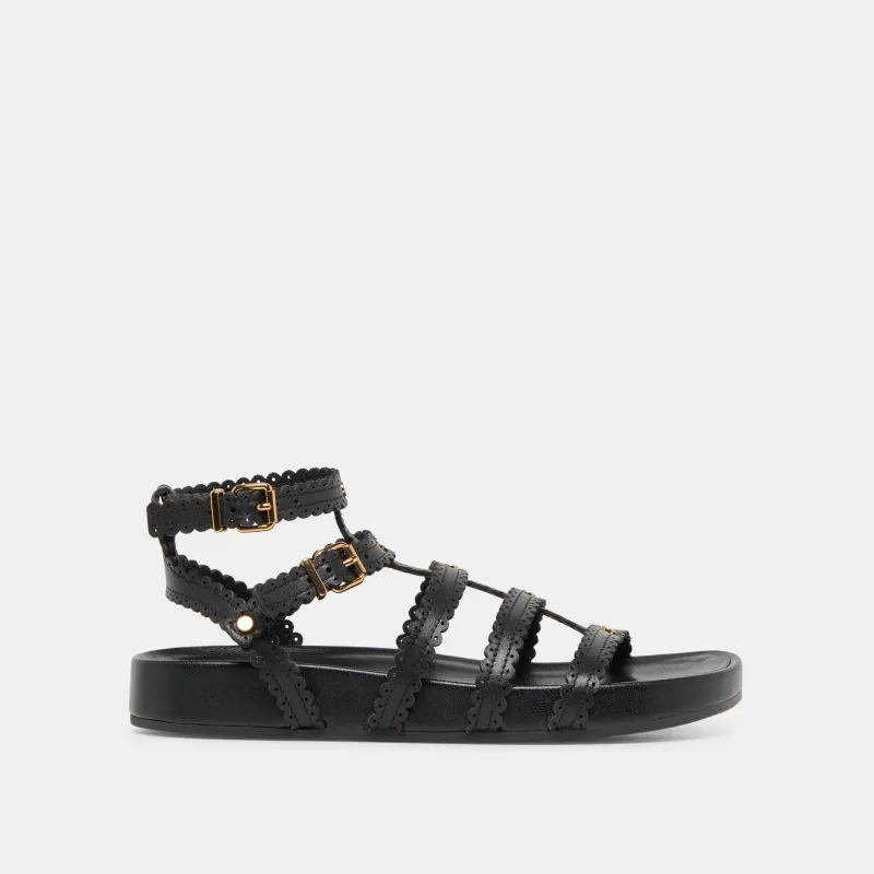 SUSANA SANDALS BLACK LEATHER sold by Dolce Vita