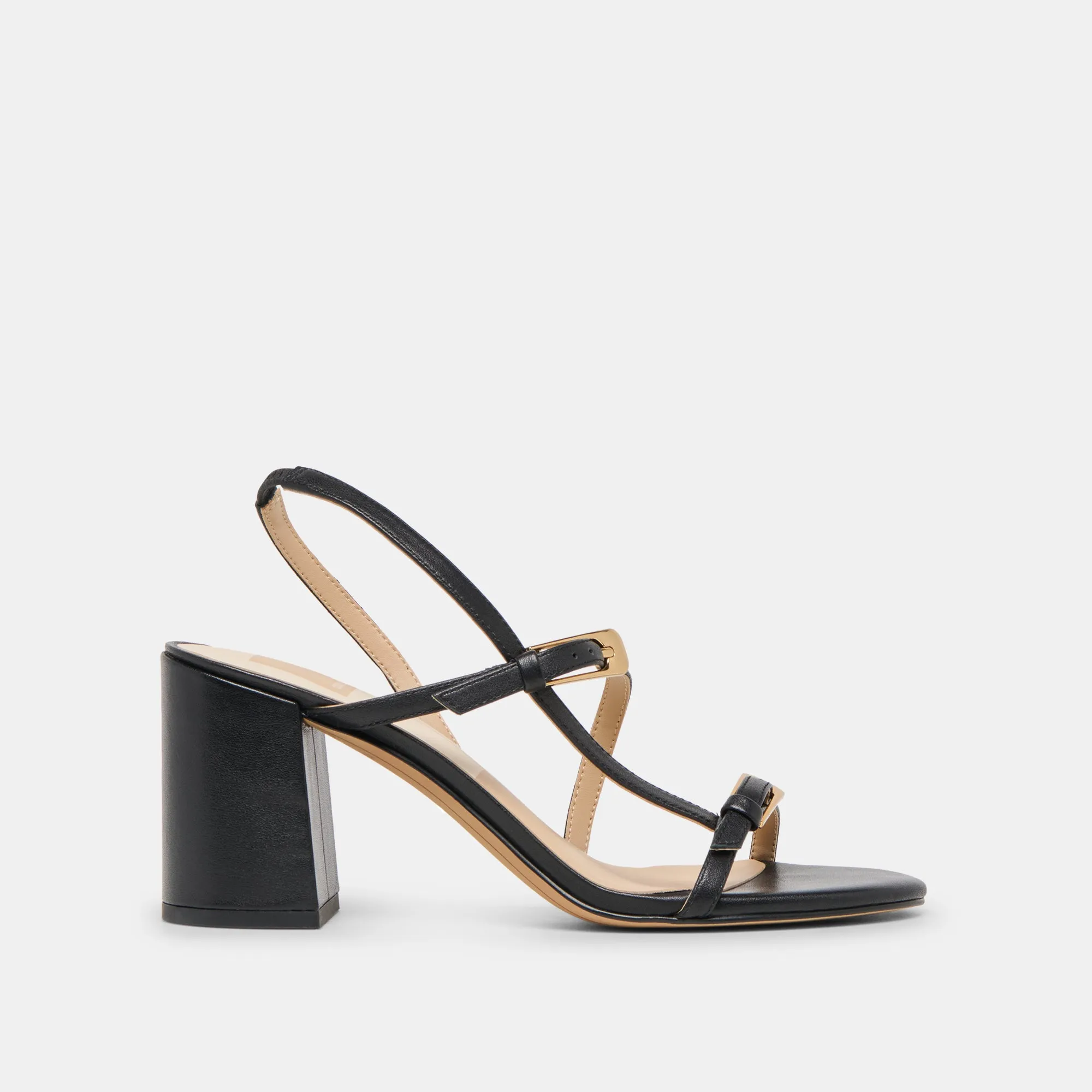 FAYE HEELS BLACK LEATHER sold by Dolce Vita