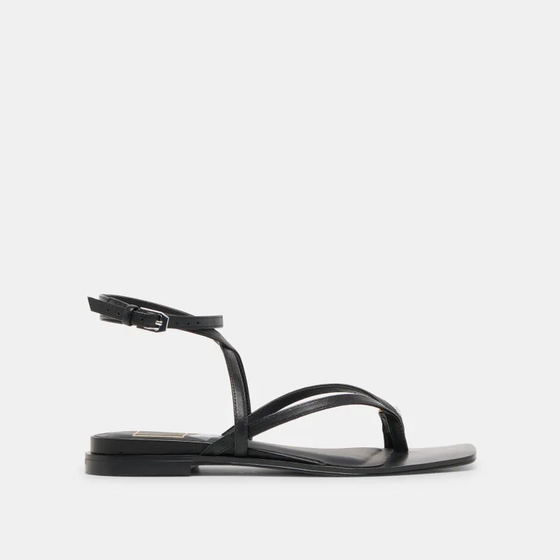 TYRICE SANDALS BLACK LEATHER sold by Dolce Vita