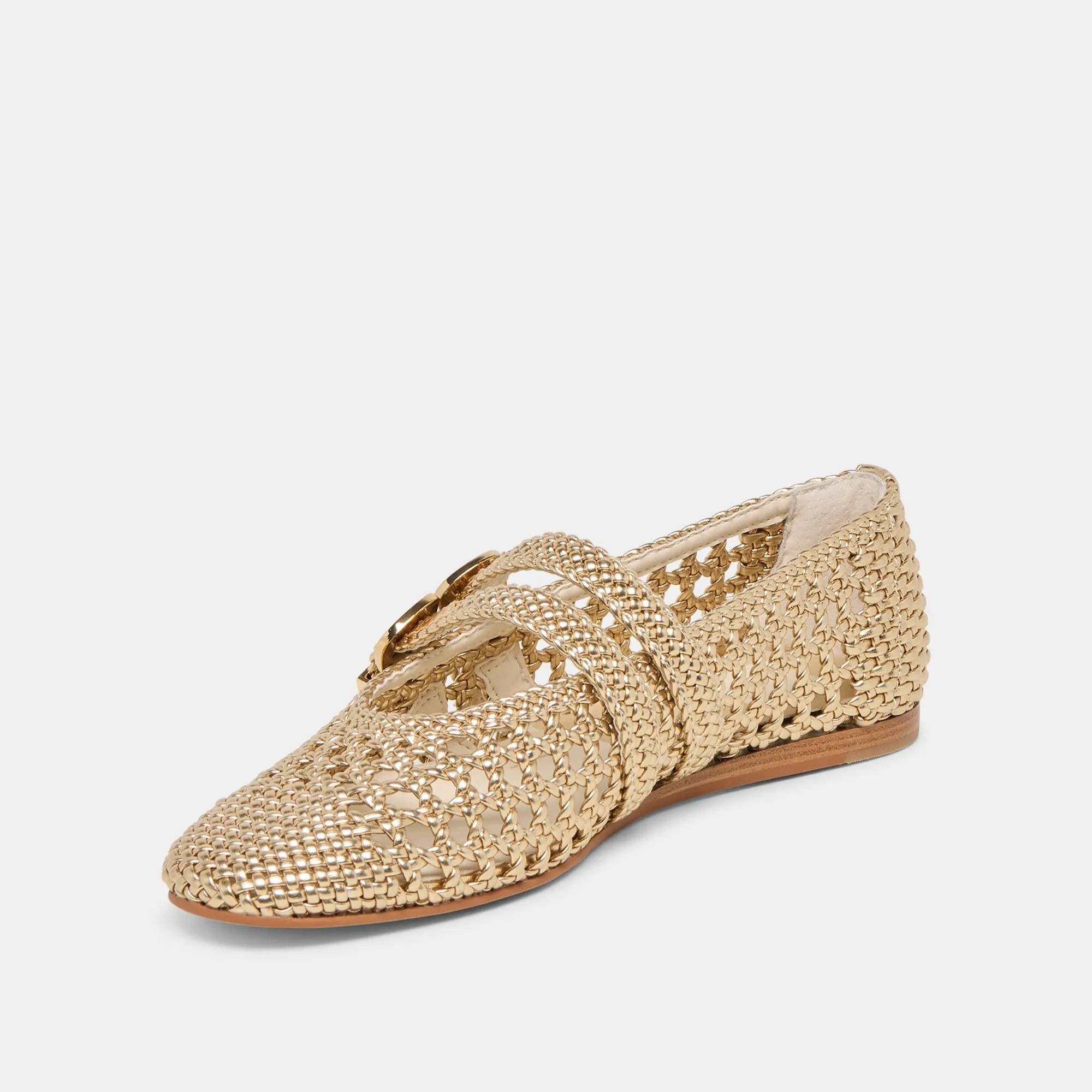 BAYLEE WOVEN BALLET FLATS GOLD WOVEN STELLA sold by Dolce Vita product image thumbnail 4