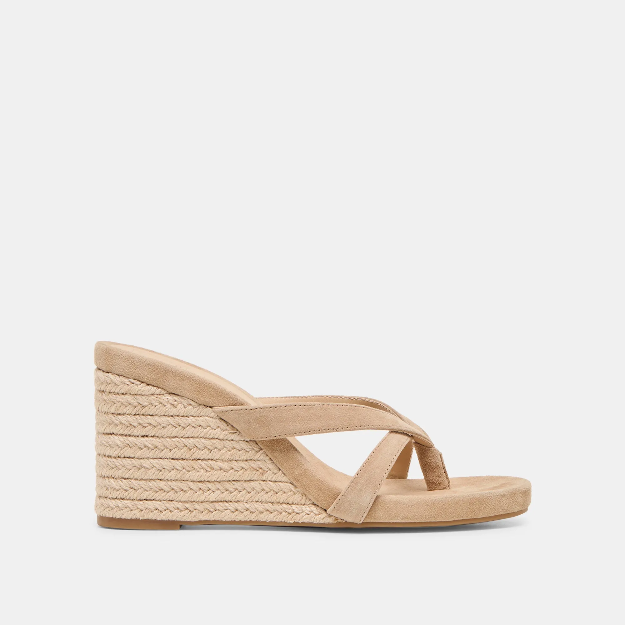HELAN ESPADRILLE WEDGES CAMEL SUEDE sold by Dolce Vita