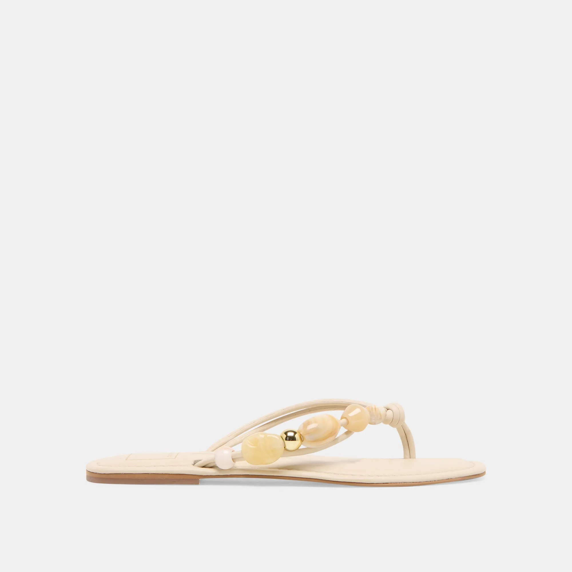 CELY SANDALS IVORY LEATHER sold by Dolce Vita