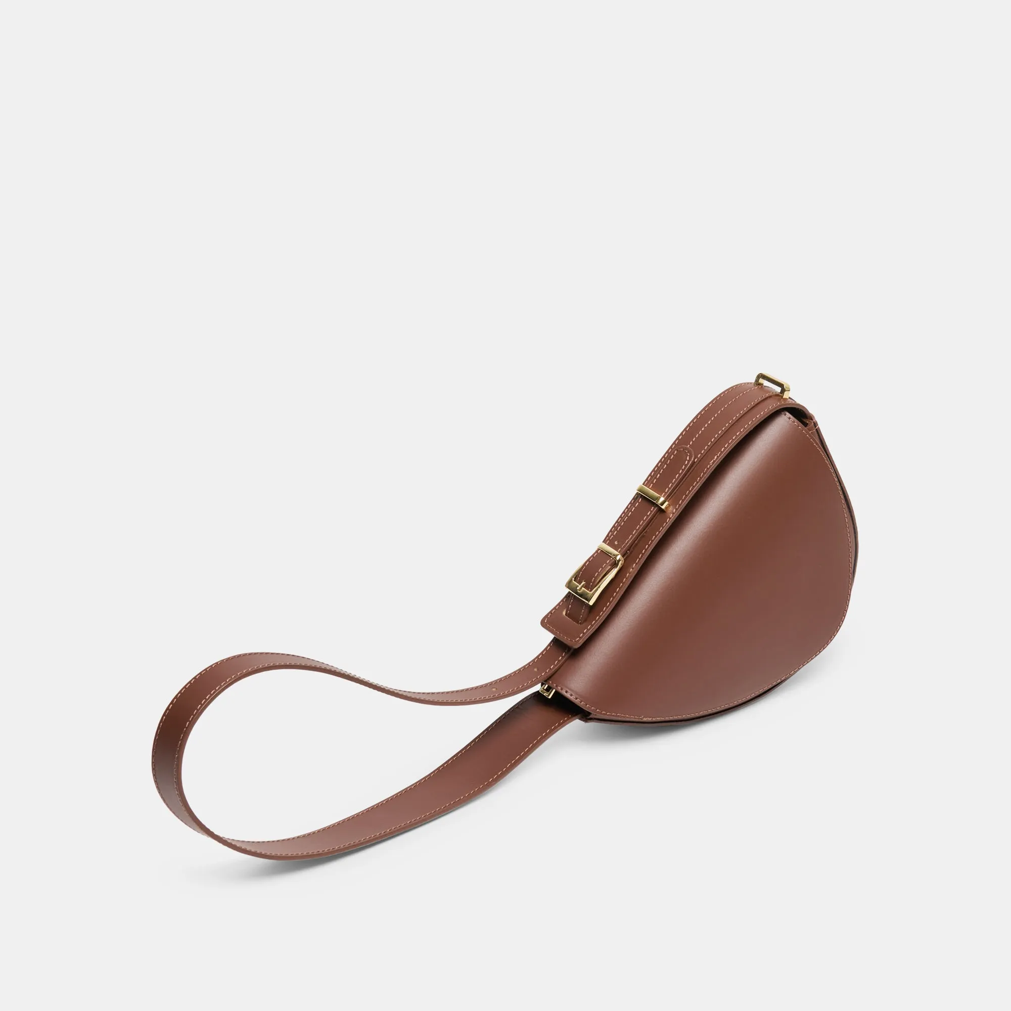 SABINE SHOULDER BAG BROWN LEATHER sold by Dolce Vita product image thumbnail 3