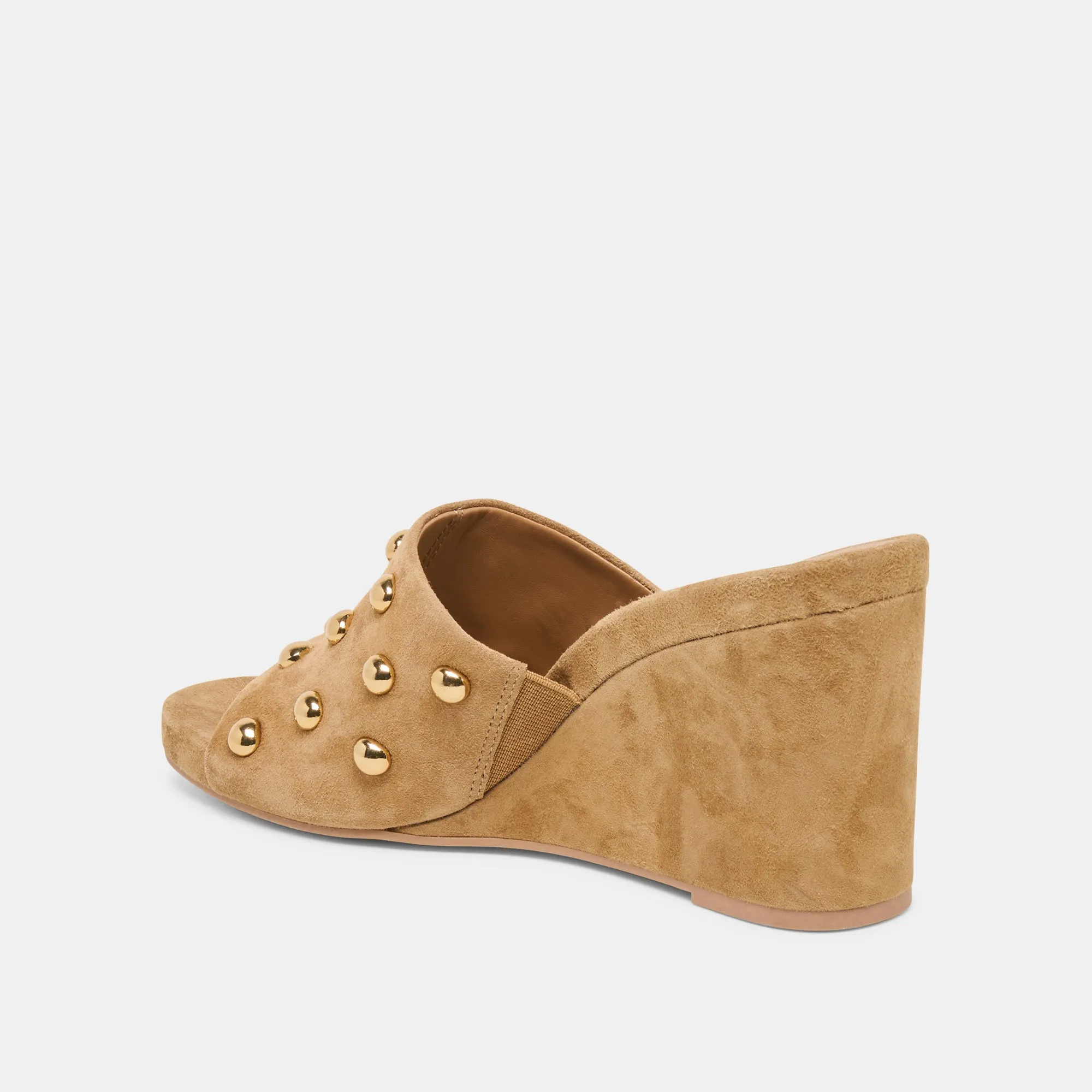 HOLTA STUD WEDGES LT BROWN SUEDE sold by Dolce Vita product image thumbnail 5