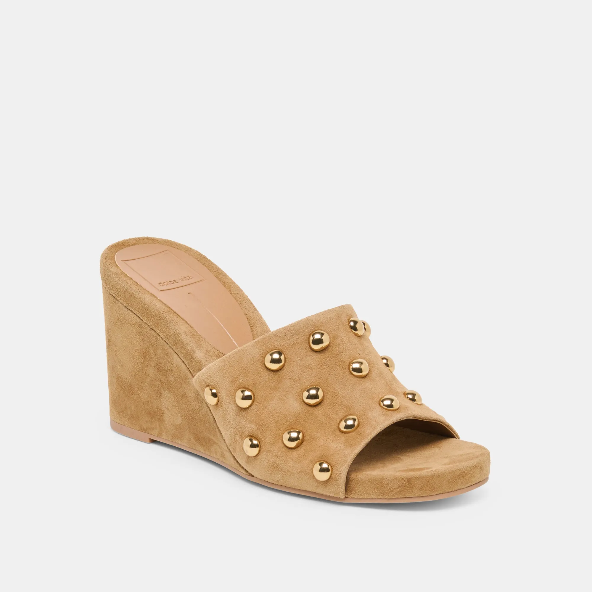 HOLTA STUD WEDGES LT BROWN SUEDE sold by Dolce Vita product image thumbnail 2