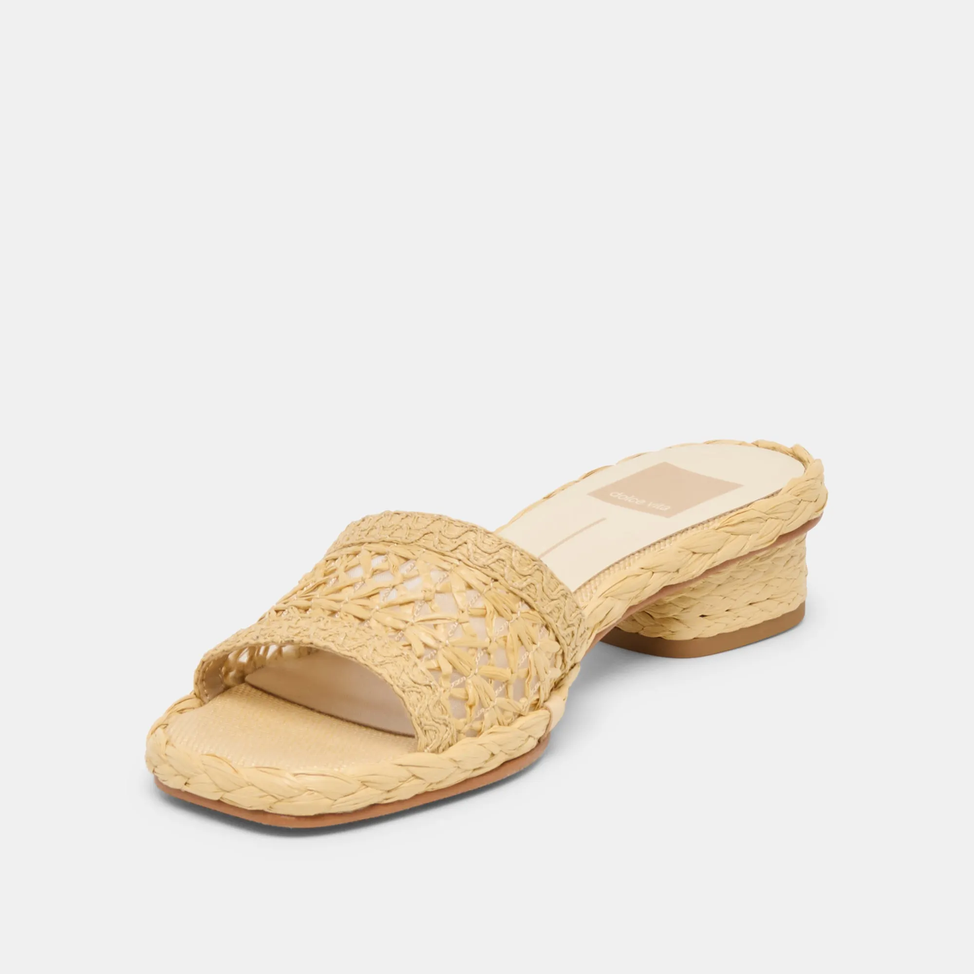 DIXI SANDALS LT NATURAL CROSS HATCH RAFFIA sold by Dolce Vita product image thumbnail 4