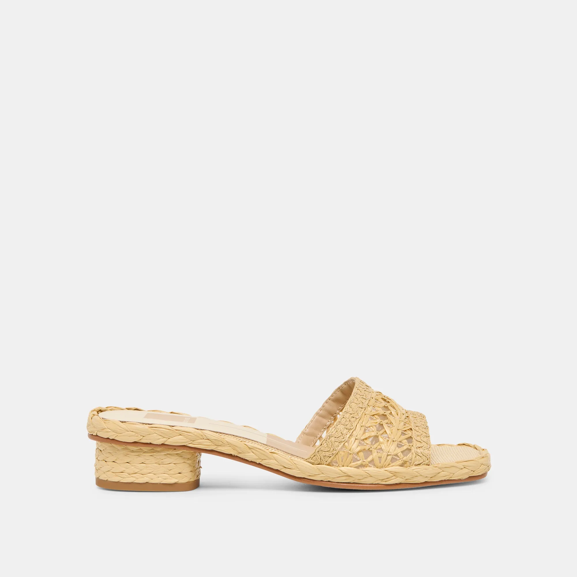 DIXI SANDALS LT NATURAL CROSS HATCH RAFFIA sold by Dolce Vita