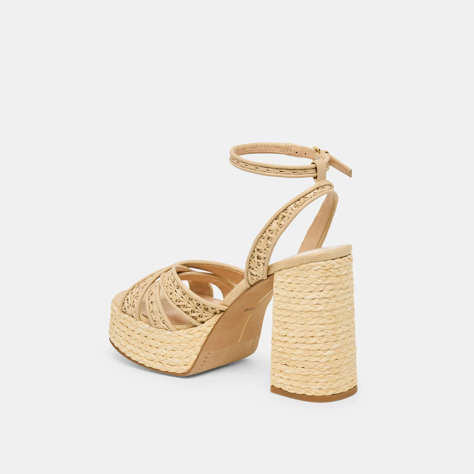 DANILA HEELS LT NATURAL CROSS HATCH RAFFIA sold by Dolce Vita product image thumbnail 5