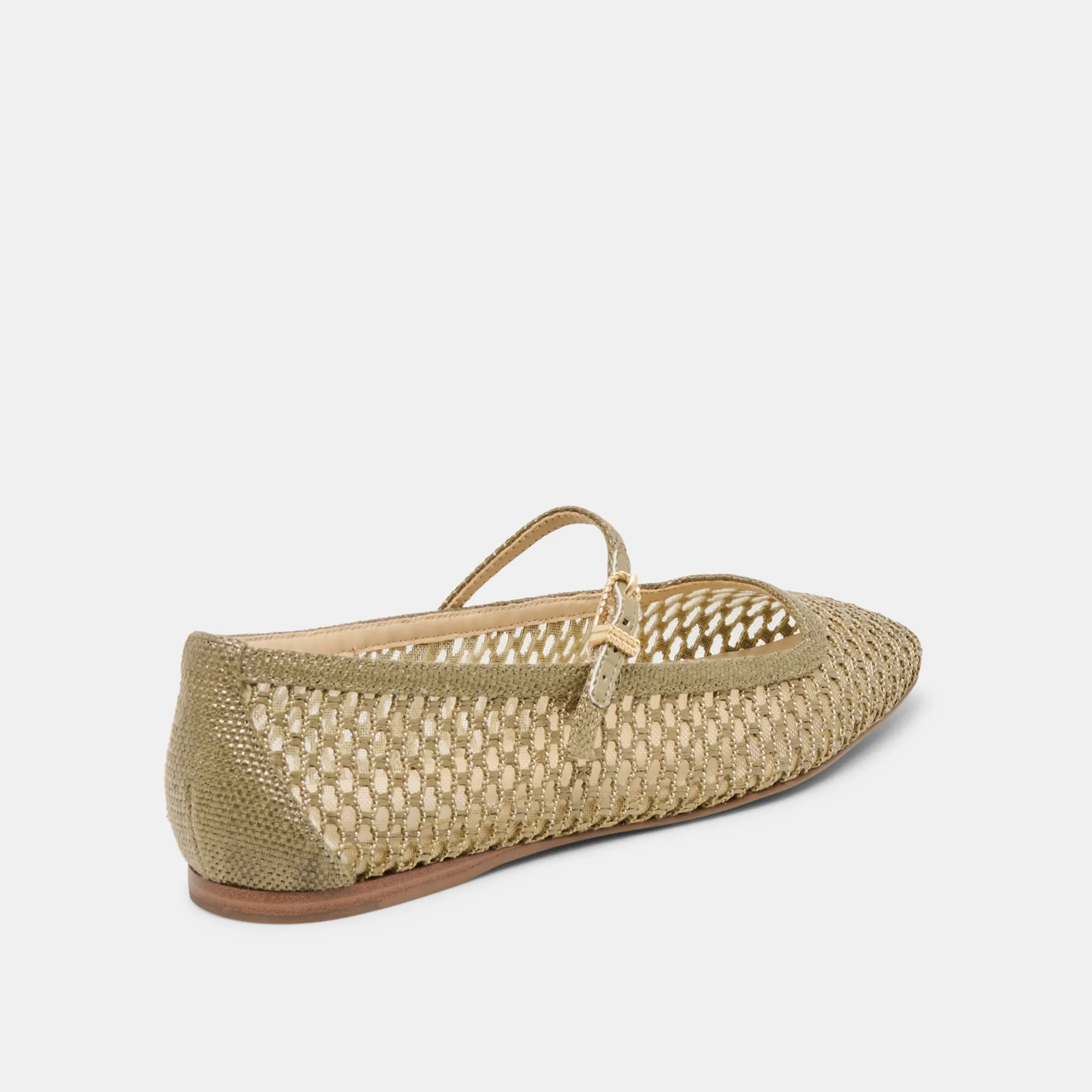 REYES BALLET FLATS OLIVE WOVEN RAFFIA sold by Dolce Vita product image thumbnail 3