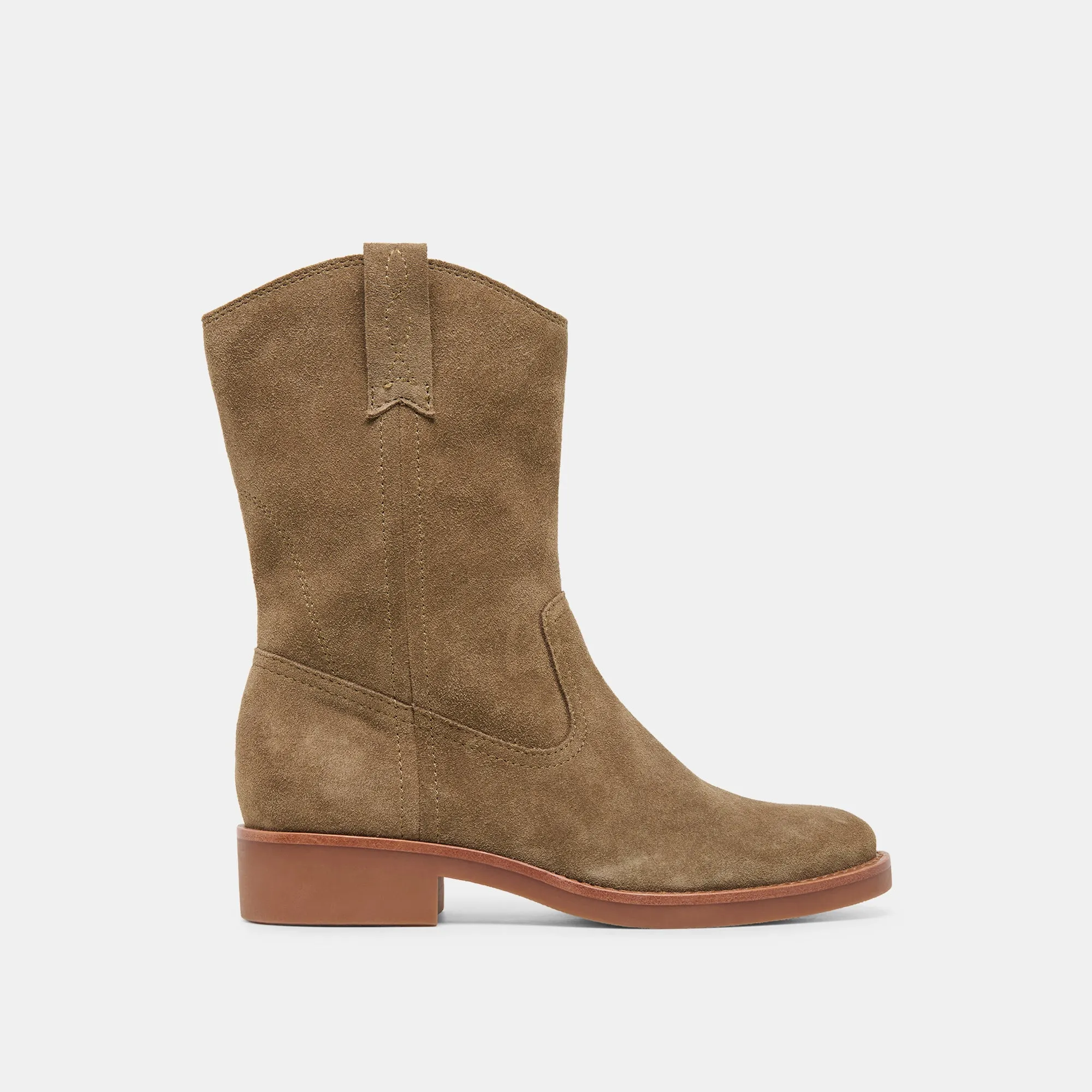 HALINE H2O BOOTS OLIVE SUEDE sold by Dolce Vita