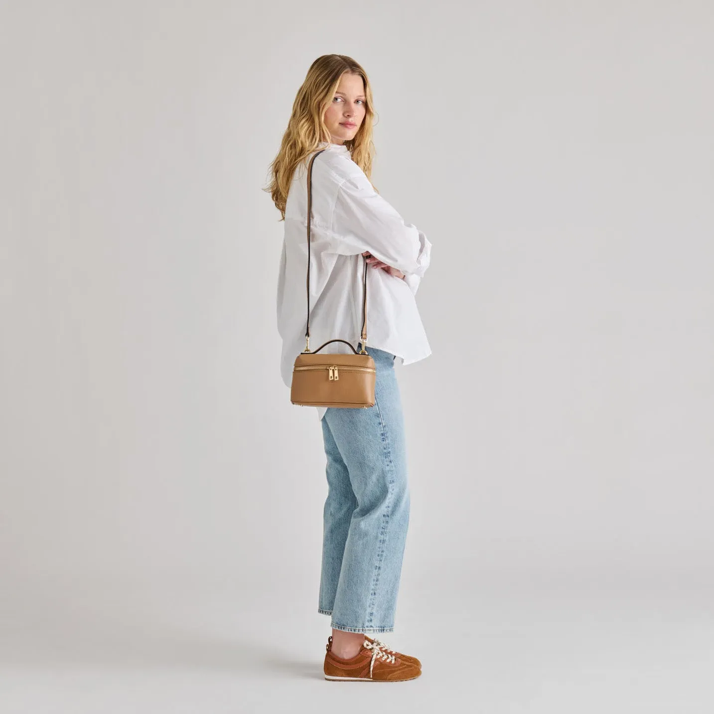 LEONY CROSSBODY TAN LEATHER sold by Dolce Vita product image thumbnail 2