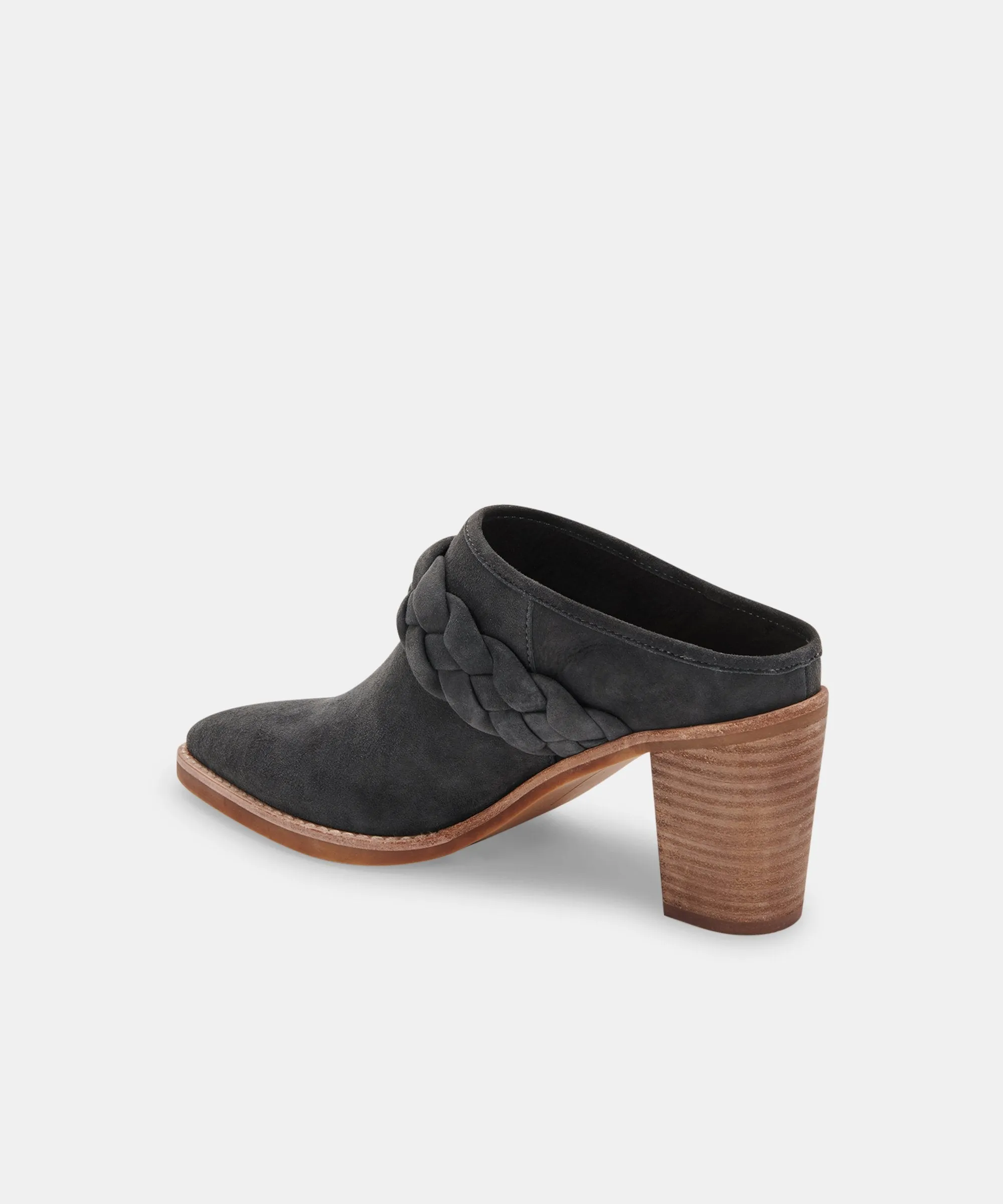 SERLA WIDE MULES ANTHRACITE SUEDE - re:vita sold by Dolce Vita product image thumbnail 4