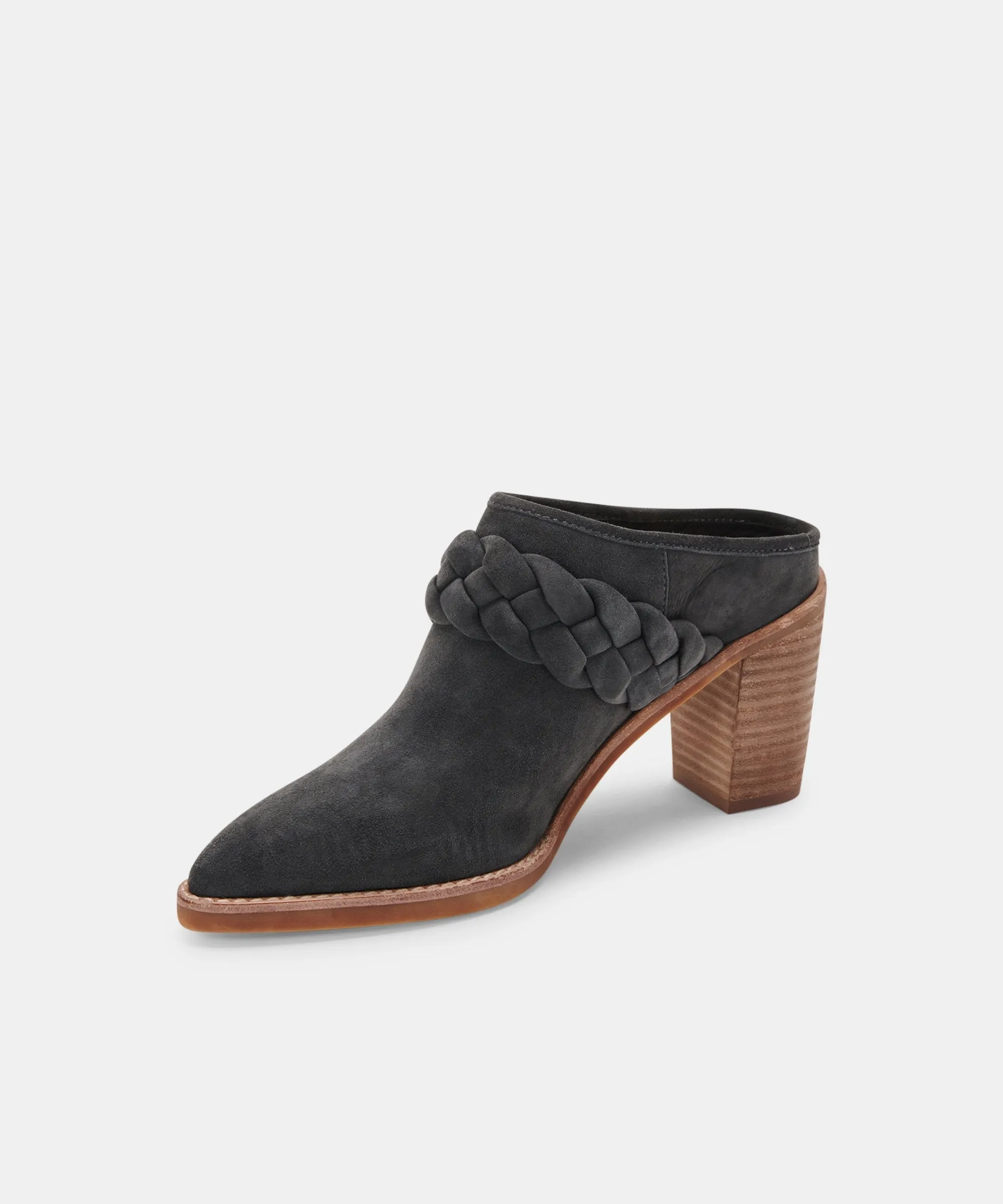 SERLA WIDE MULES ANTHRACITE SUEDE - re:vita sold by Dolce Vita product image thumbnail 5