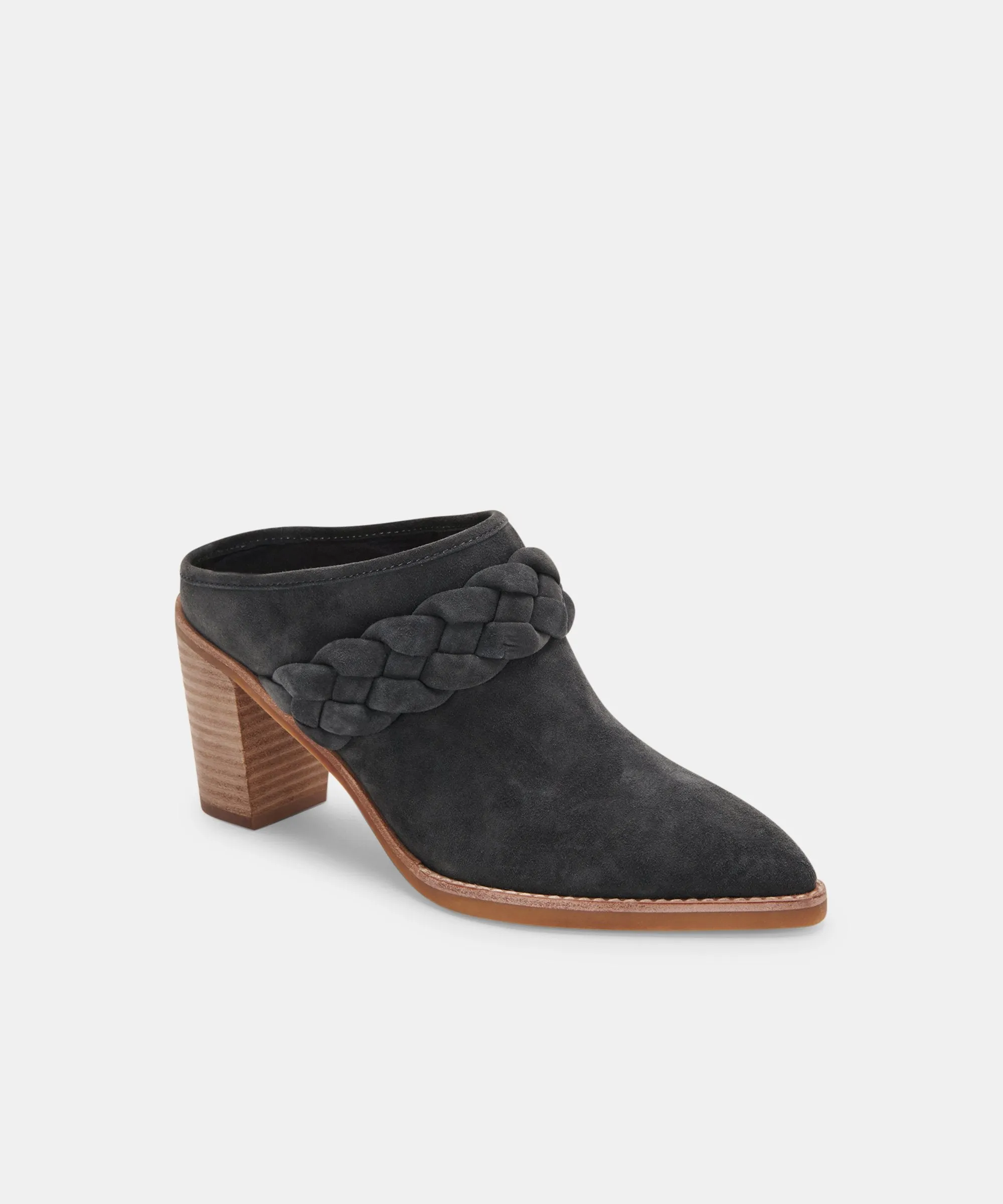SERLA WIDE MULES ANTHRACITE SUEDE - re:vita sold by Dolce Vita product image thumbnail 2