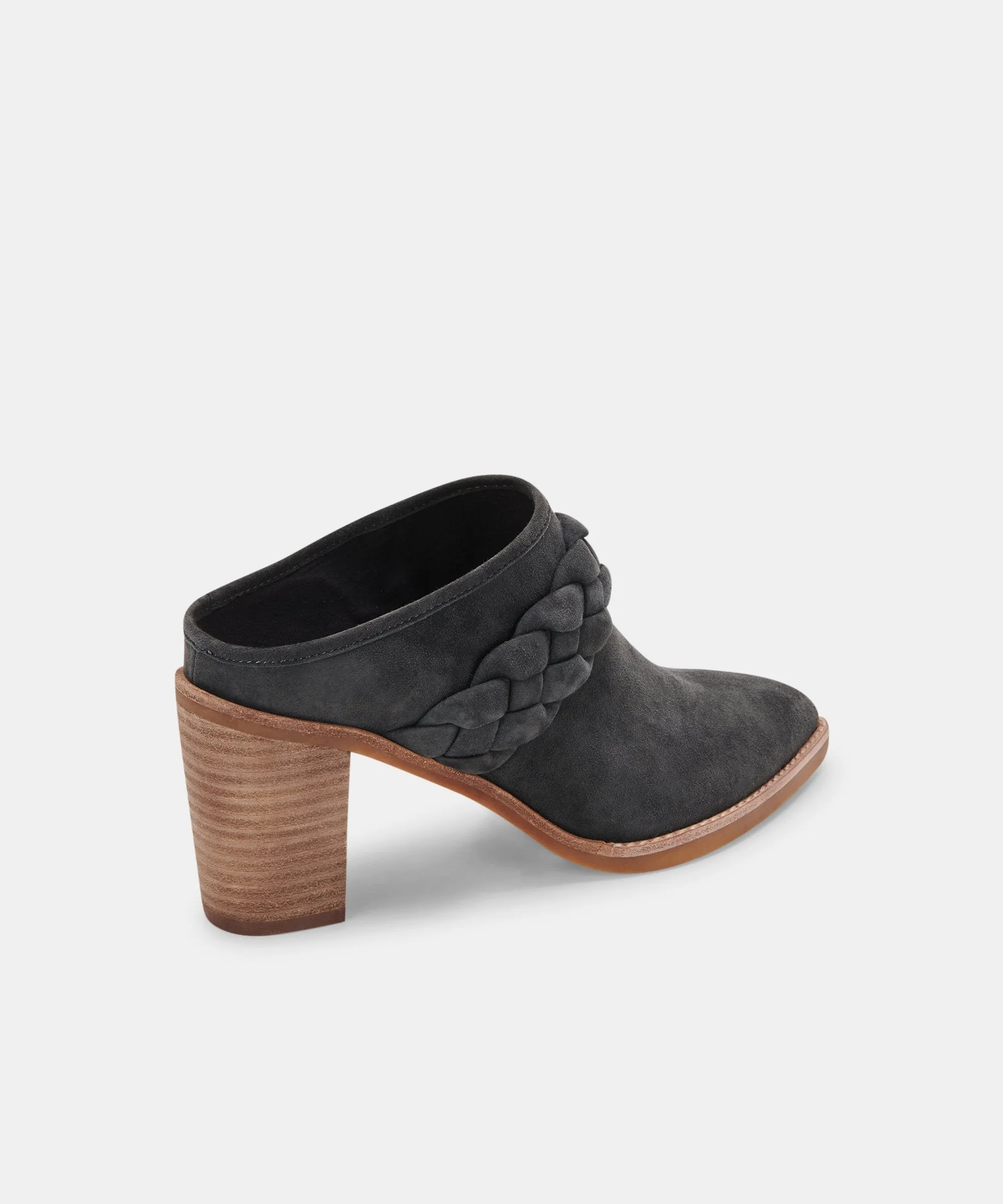 SERLA WIDE MULES ANTHRACITE SUEDE - re:vita sold by Dolce Vita product image thumbnail 3