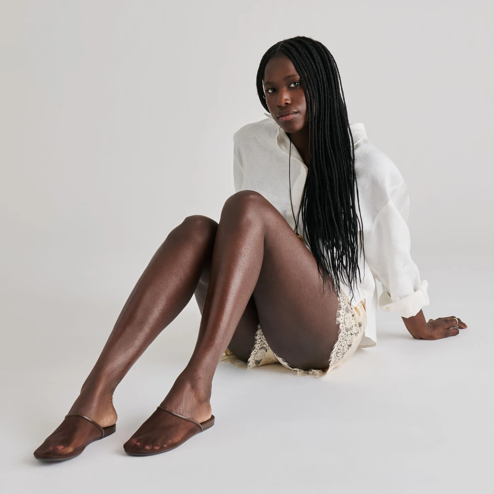 GENI FLATS CHOCOLATE MESH sold by Dolce Vita product image thumbnail 2