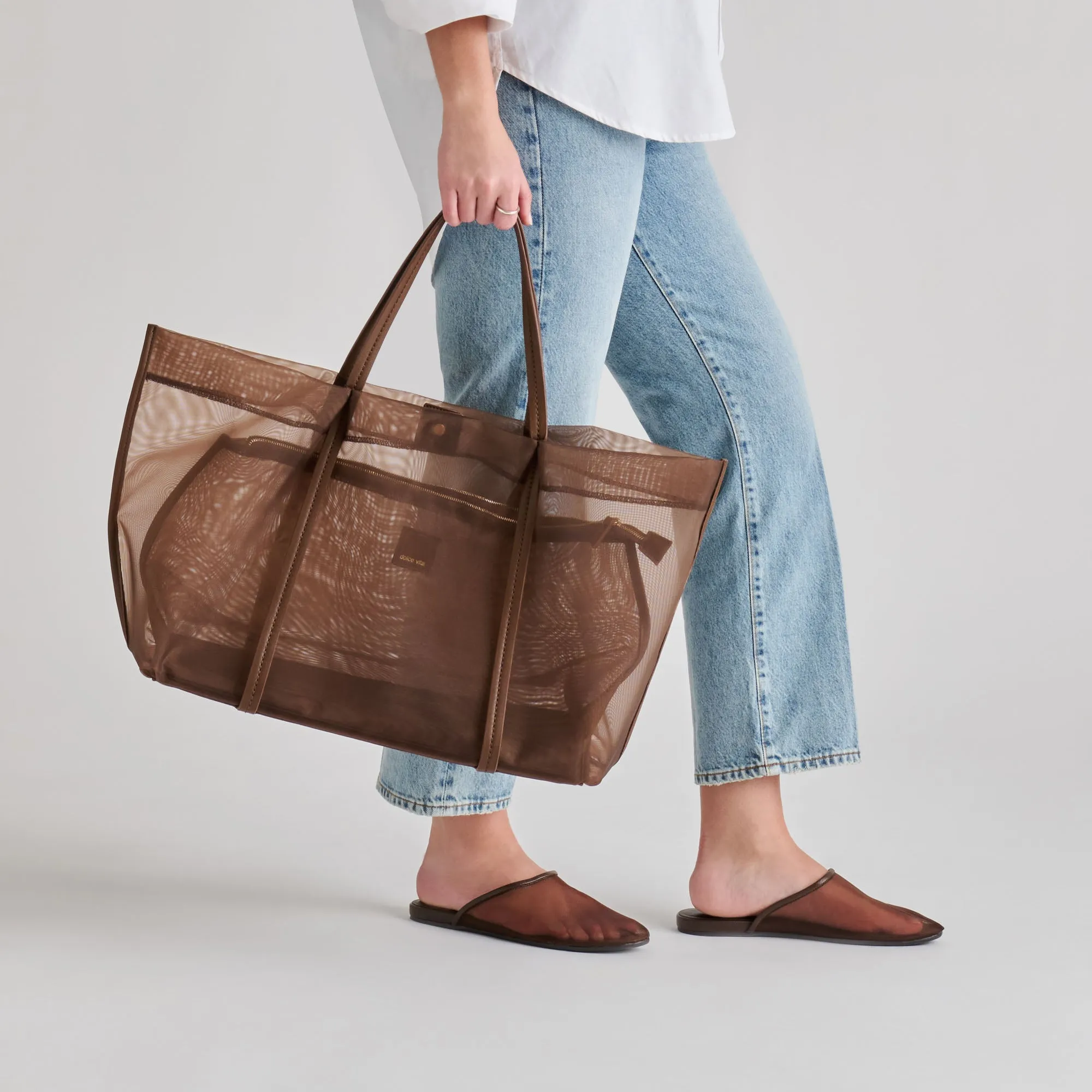 GENI FLATS CHOCOLATE MESH sold by Dolce Vita product image thumbnail 4