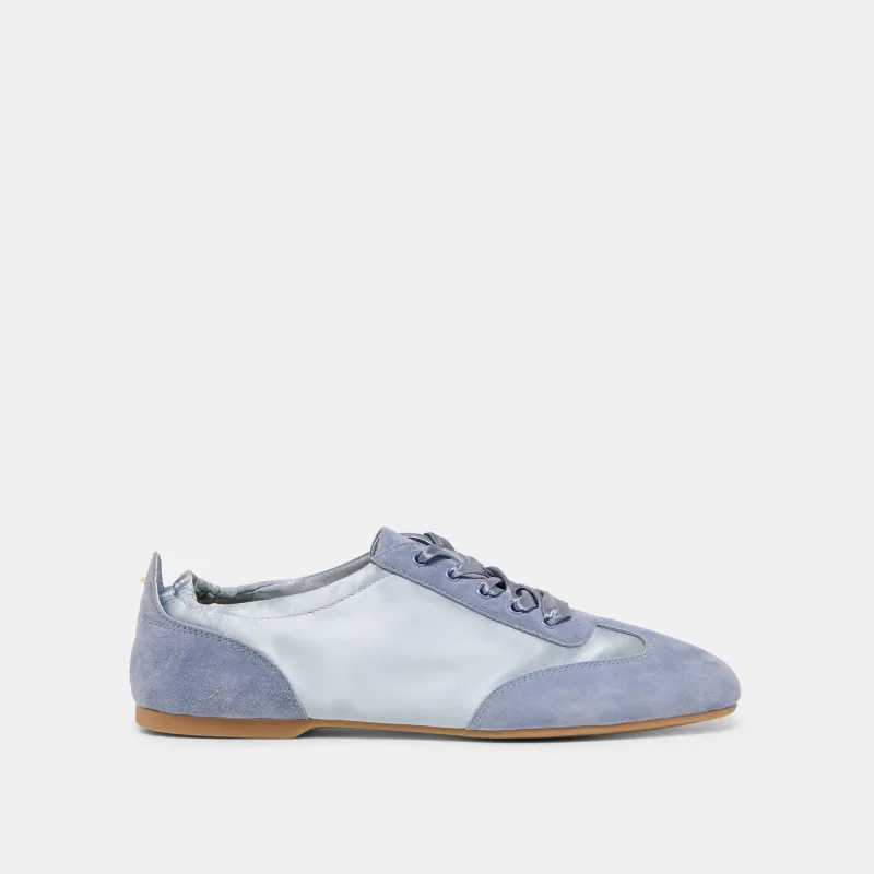 ITZY SNEAKERS PERIWINKLE SATIN sold by Dolce Vita
