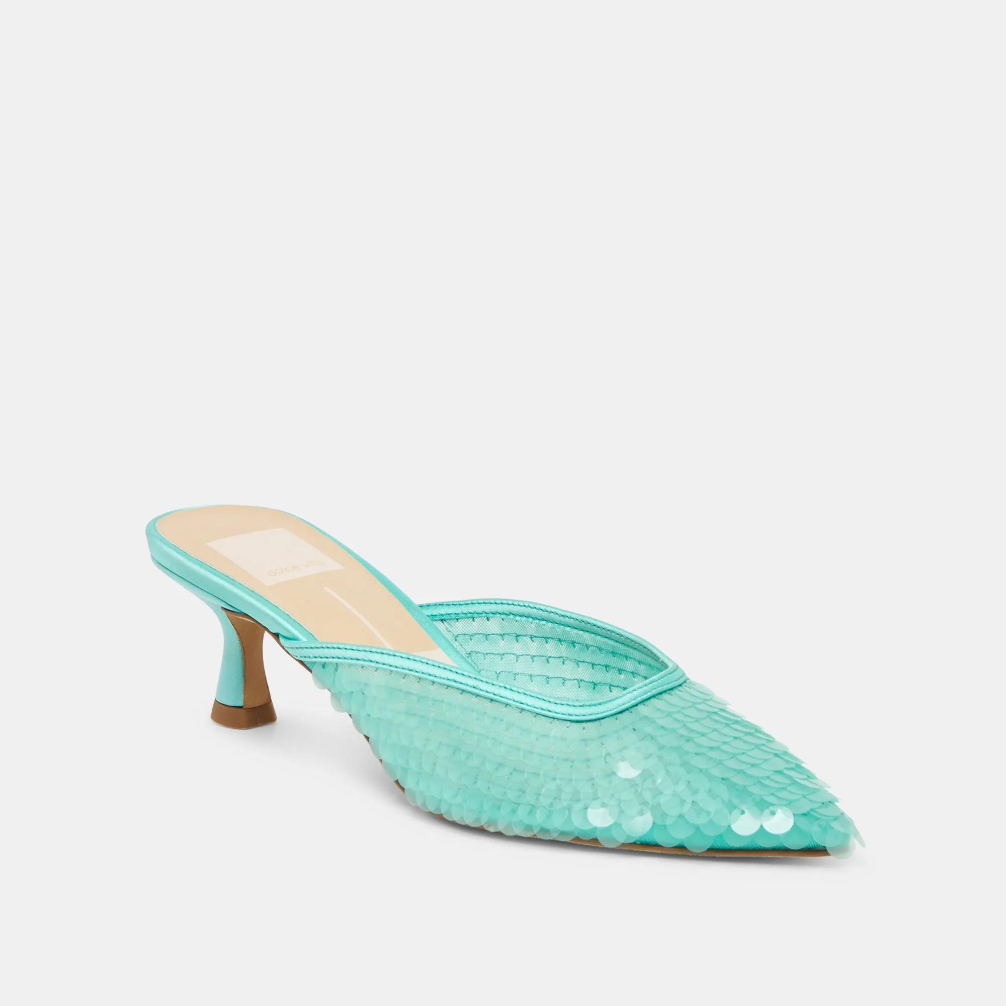 CLEO SEQUIN HEELS AQUA SEQUIN sold by Dolce Vita product image thumbnail 2