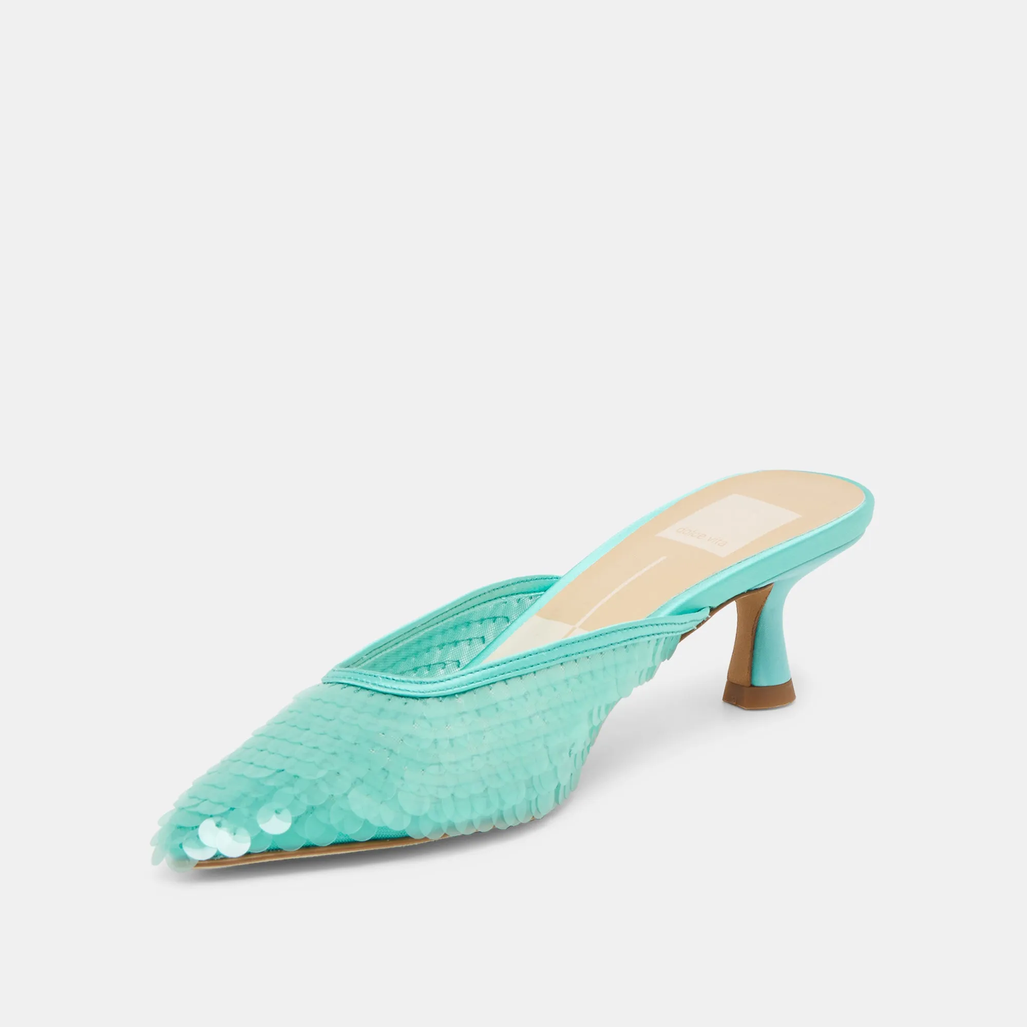 CLEO SEQUIN HEELS AQUA SEQUIN sold by Dolce Vita product image thumbnail 4