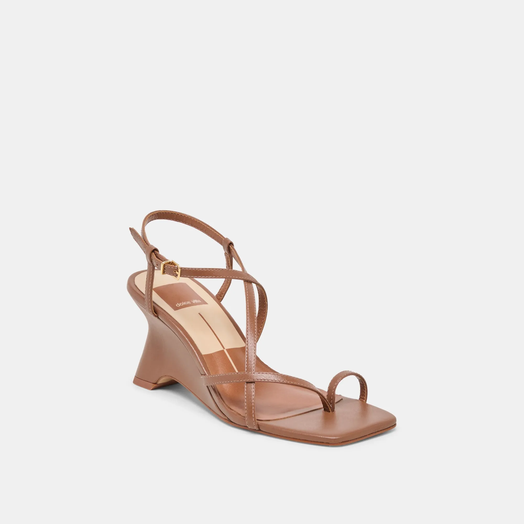 AYLEE WEDGES COGNAC LEATHER sold by Dolce Vita product image thumbnail 2