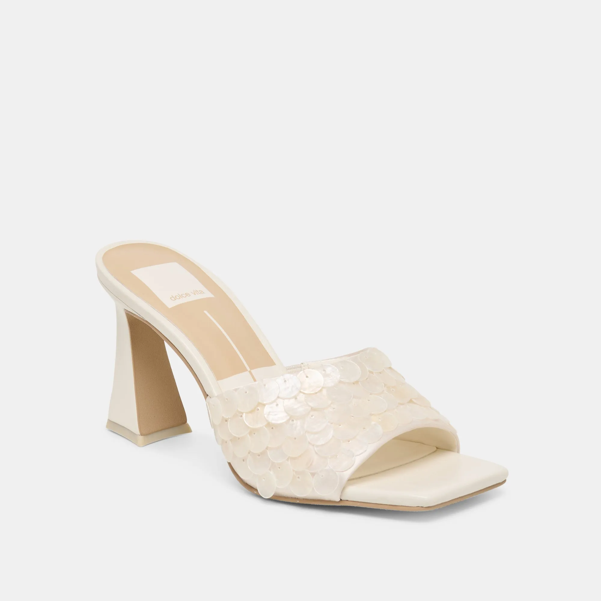 NANDY CONFETTI HEELS IVORY SEQUIN sold by Dolce Vita product image thumbnail 2