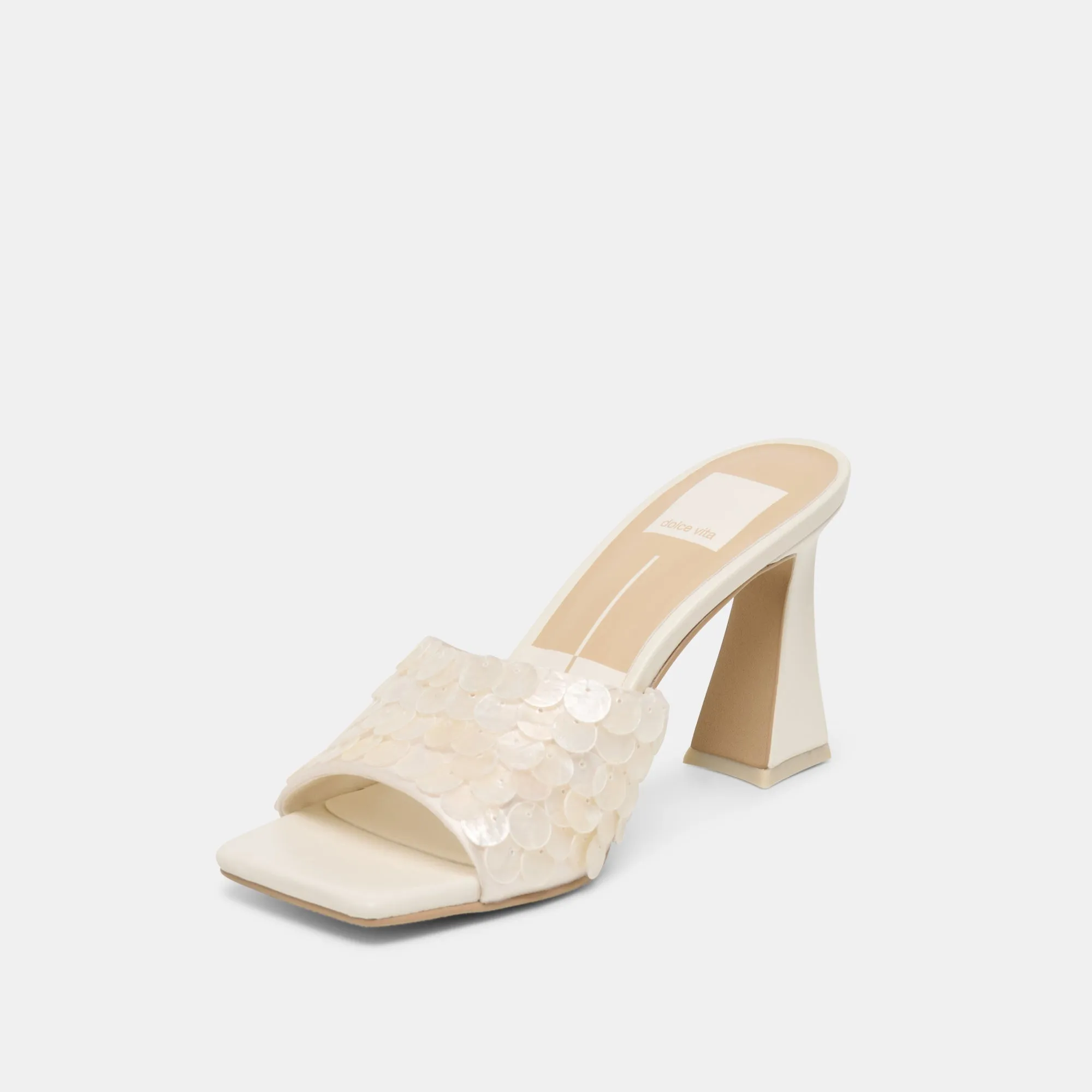 NANDY CONFETTI HEELS IVORY SEQUIN sold by Dolce Vita product image thumbnail 4