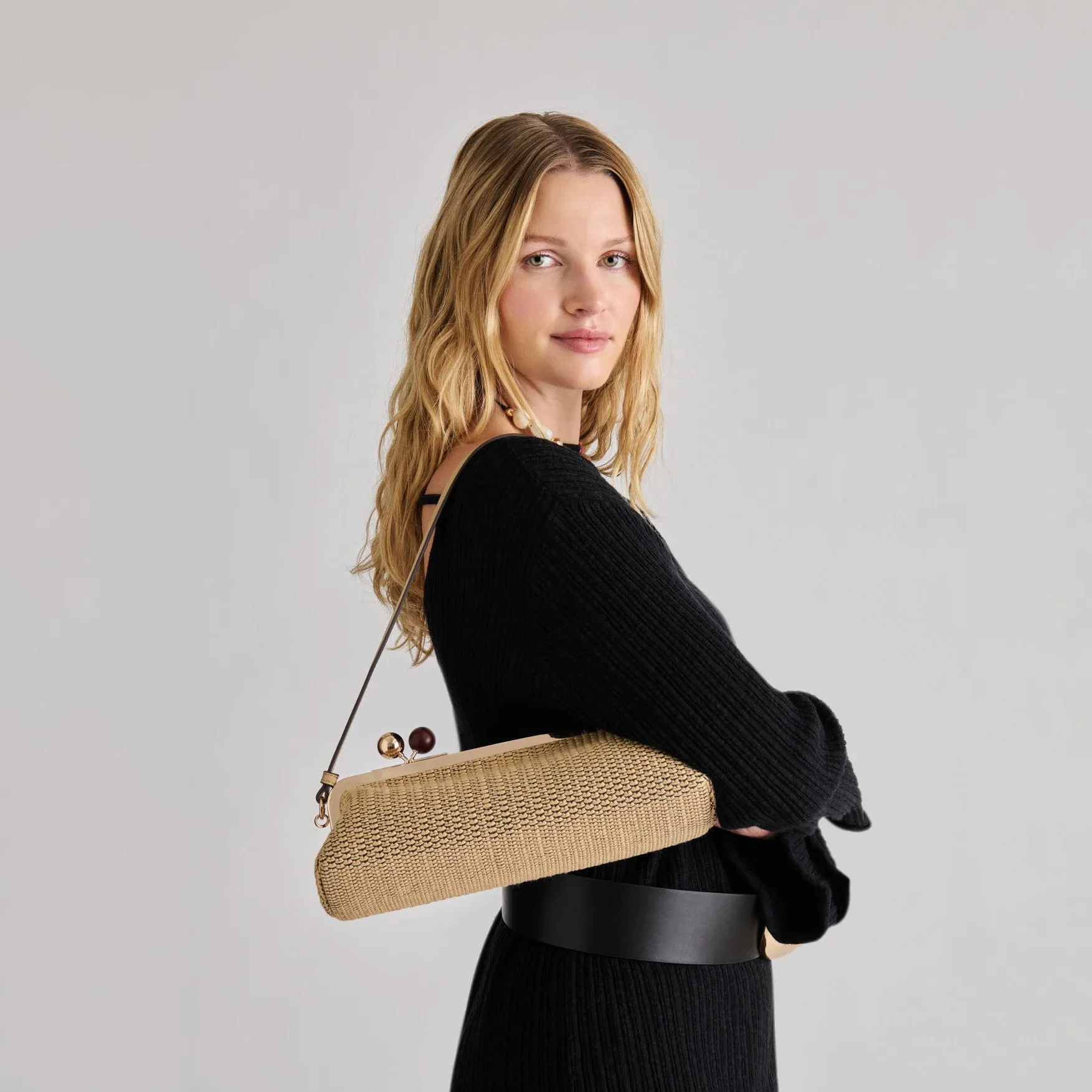 AMBRIAA SHOULDER BAG NATURAL RAFFIA sold by Dolce Vita product image thumbnail 2