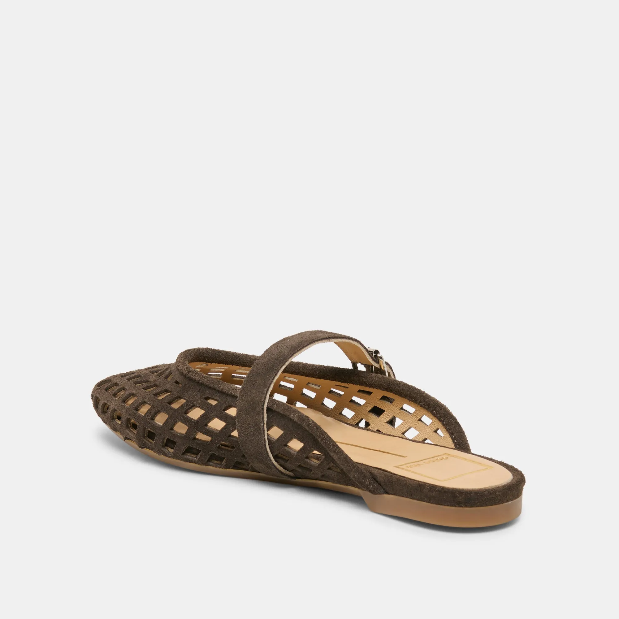 MIRIAN FLATS DK BROWN SUEDE sold by Dolce Vita product image thumbnail 5