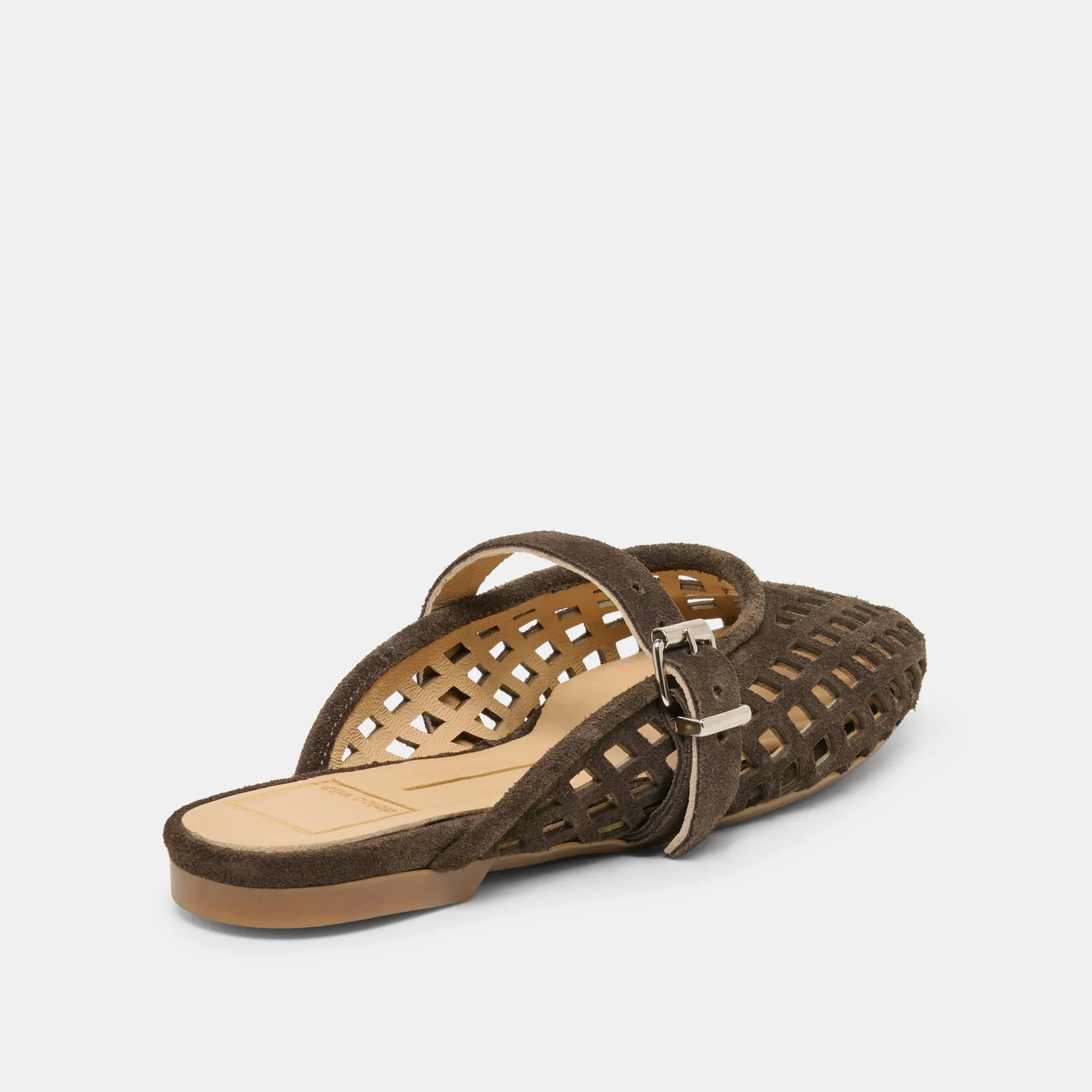 MIRIAN FLATS DK BROWN SUEDE sold by Dolce Vita product image thumbnail 3