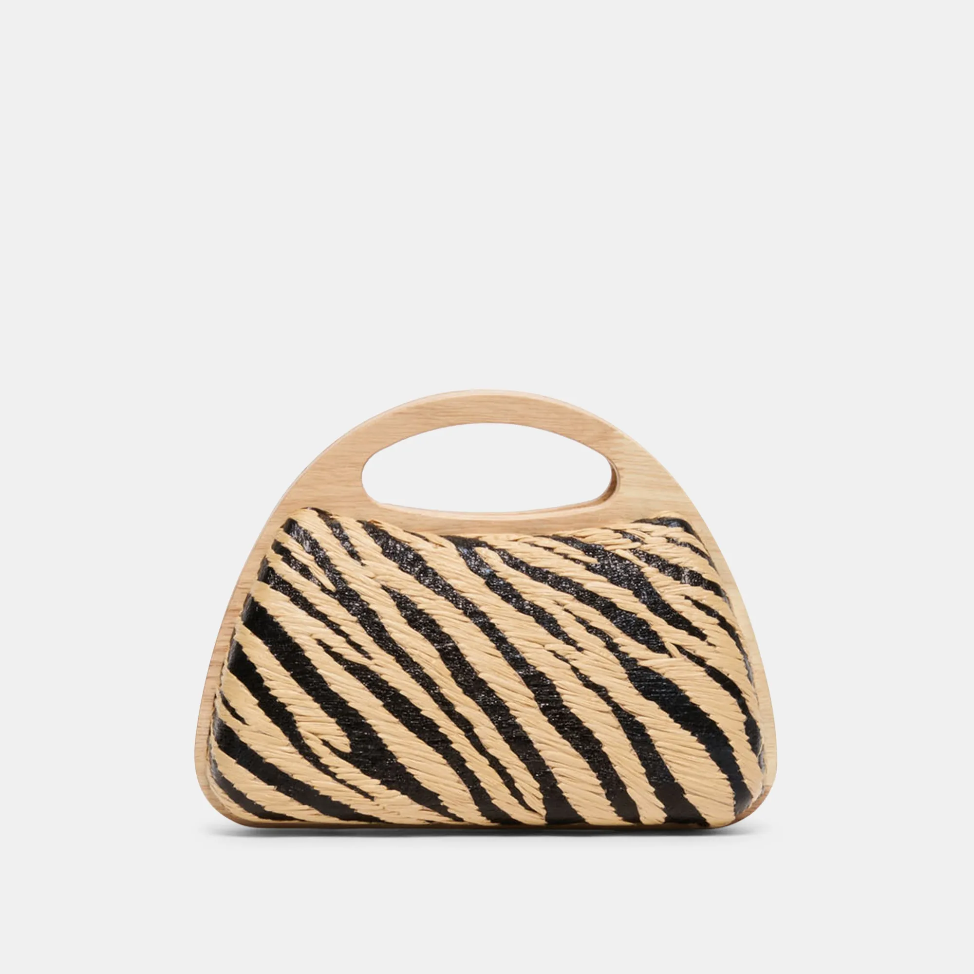 MAELIE HANDBAG BLACK NATURAL ZEBRA RAFFIA sold by Dolce Vita product image thumbnail 3