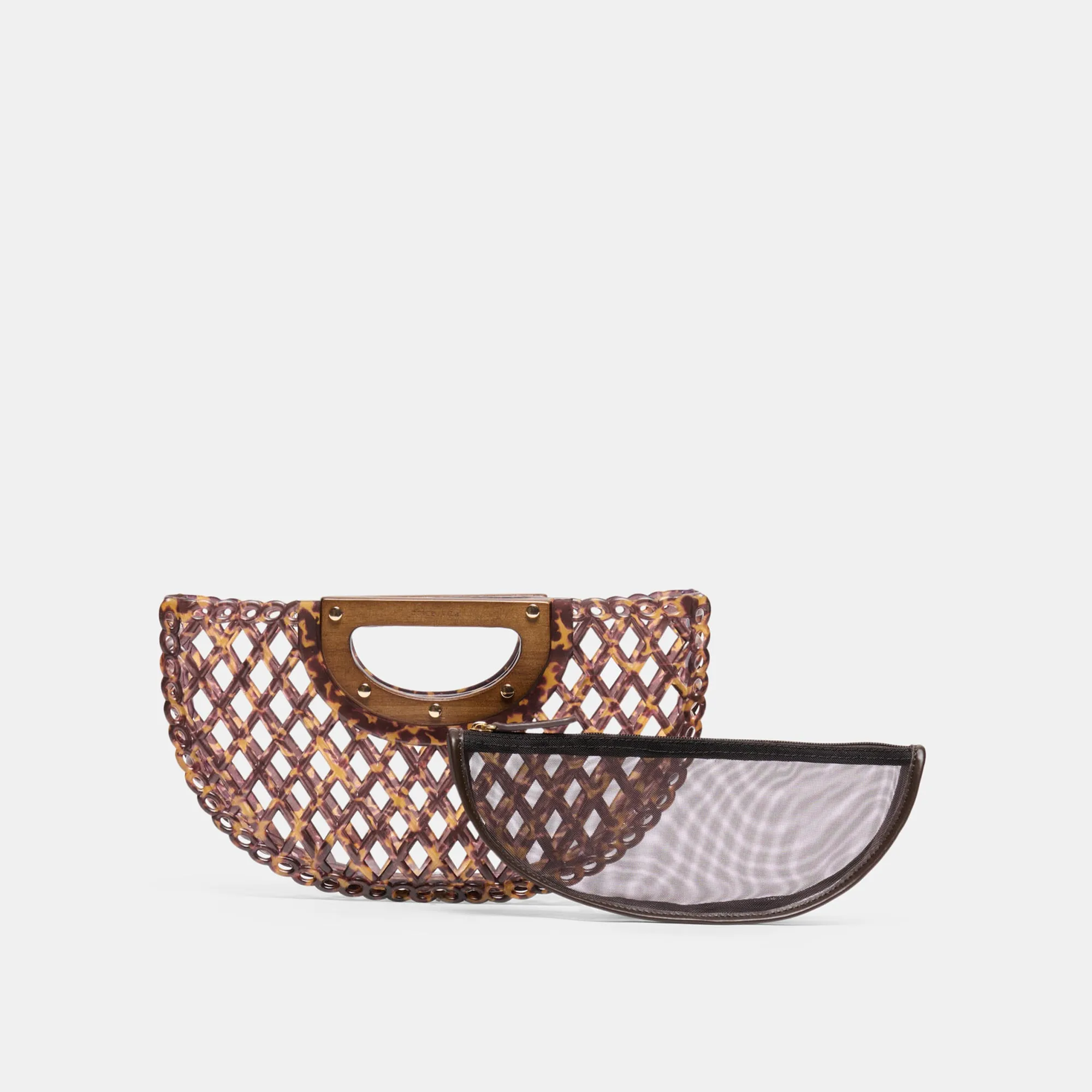 SOLANDRA CLUTCH TORTOISE JELLY sold by Dolce Vita product image thumbnail 2