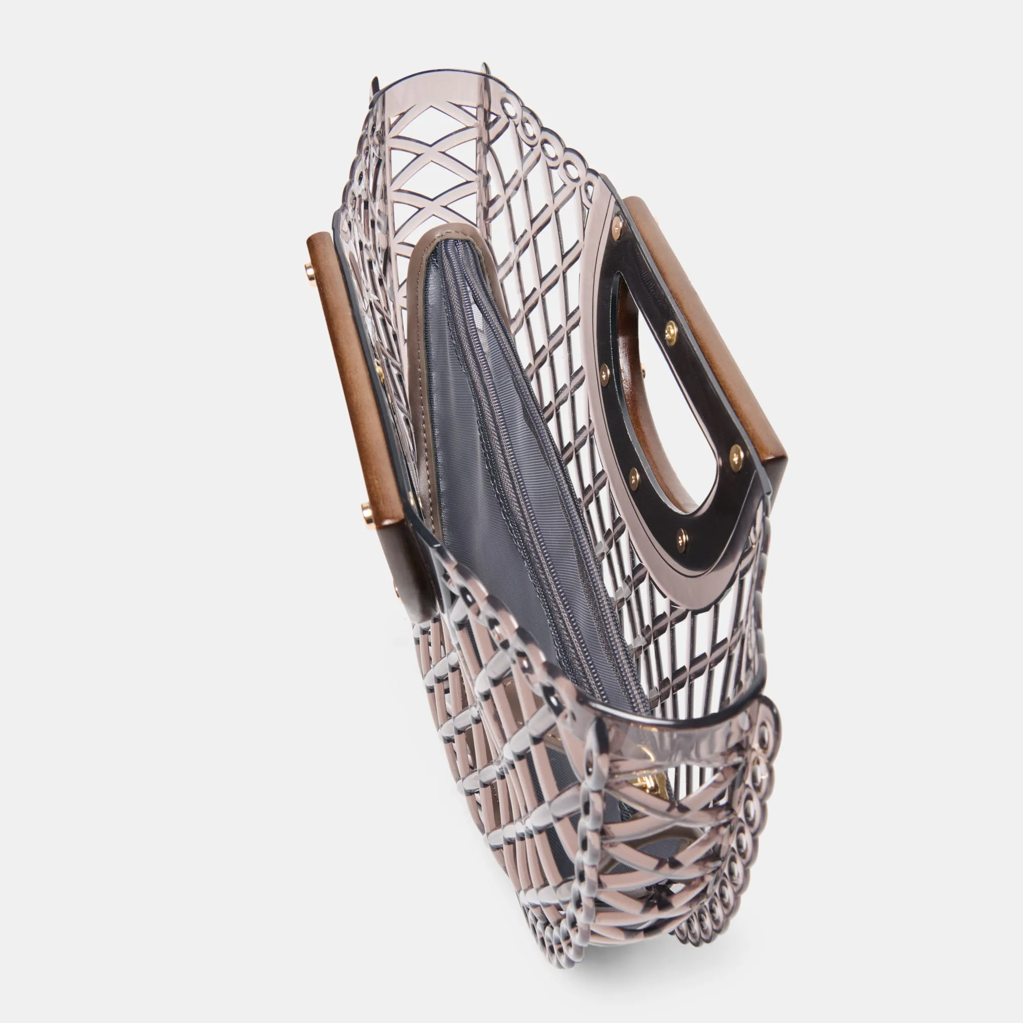 SOLANDRA CLUTCH SMOKE JELLY sold by Dolce Vita product image thumbnail 4