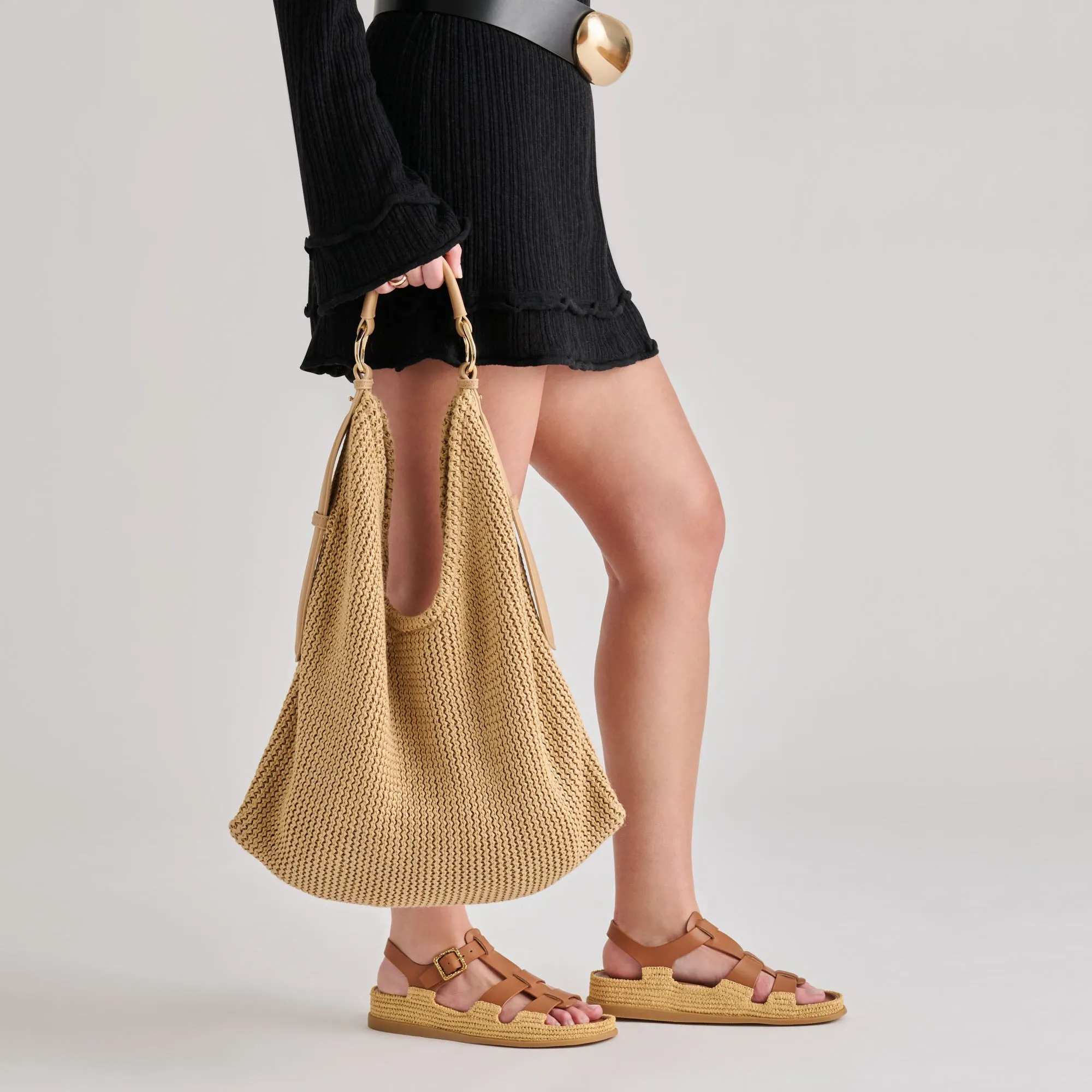 MIRIEL TOTE NATURAL RAFFIA sold by Dolce Vita product image thumbnail 4