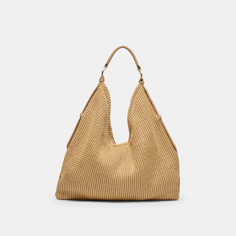 MIRIEL TOTE NATURAL RAFFIA sold by Dolce Vita