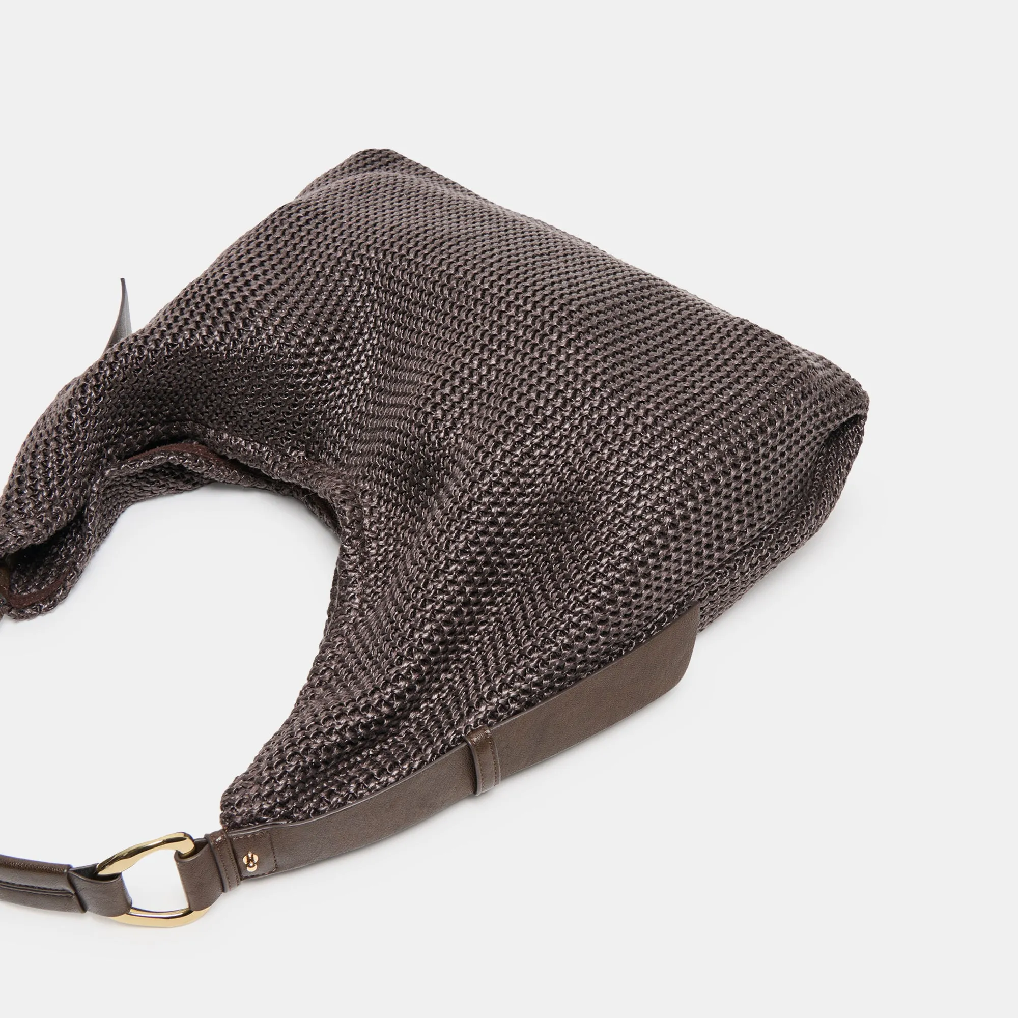 MIRIEL TOTE CHOCOLATE RAFFIA sold by Dolce Vita product image thumbnail 5