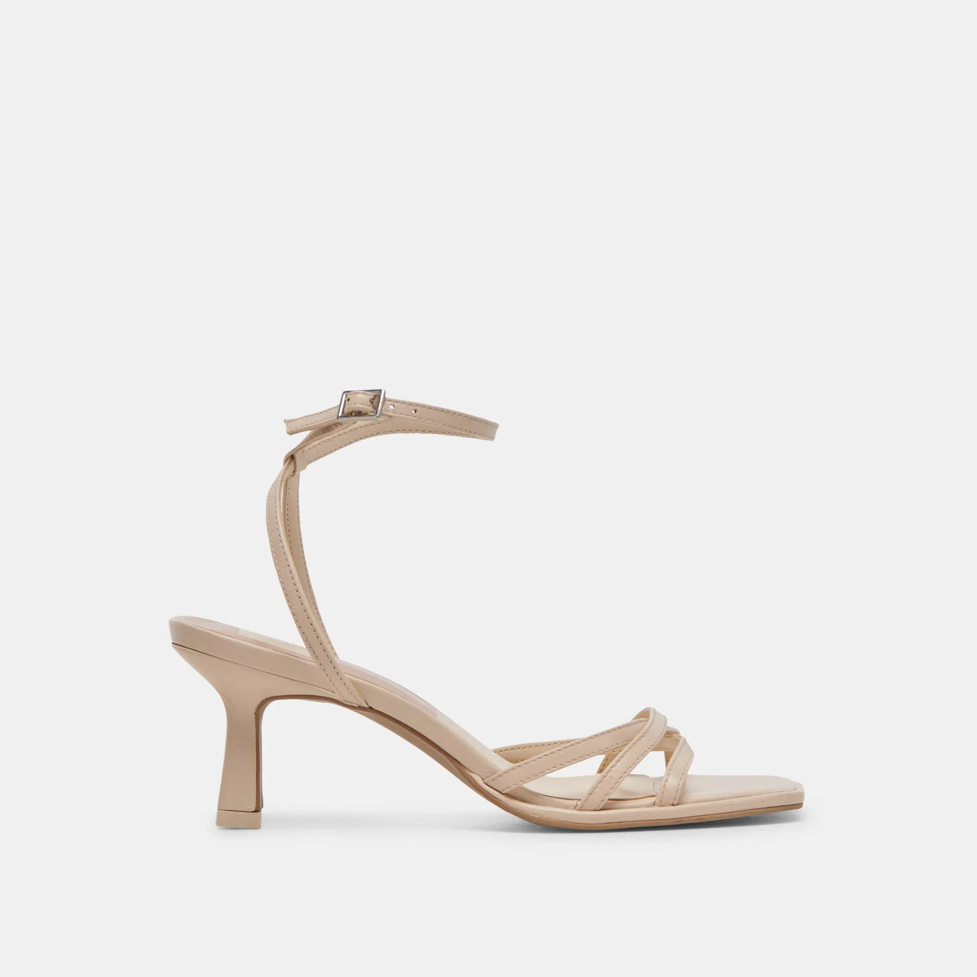 MANJI WIDE HEELS BONE PATENT LEATHER sold by Dolce Vita