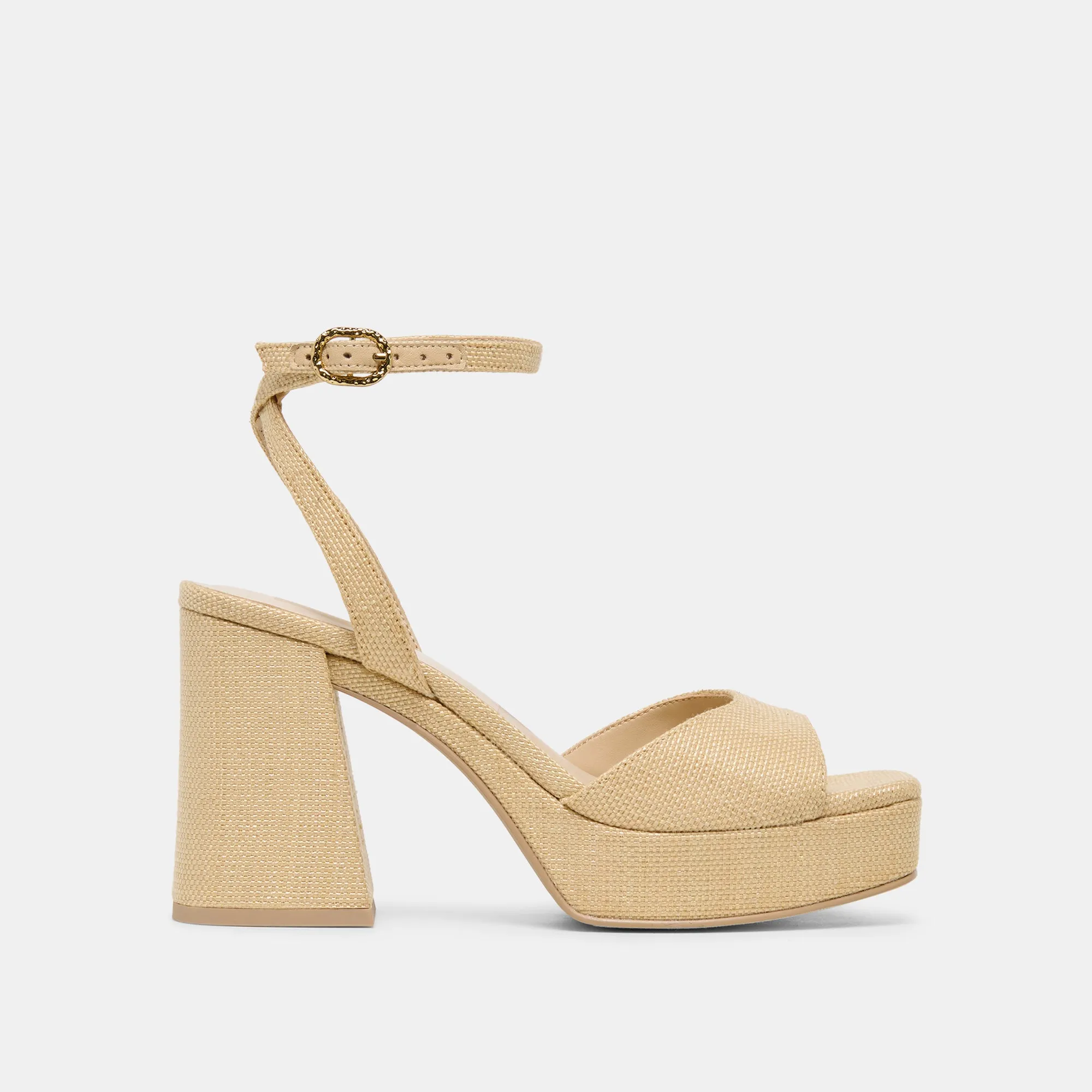 FELICA HEELS NATURAL RAFFIA sold by Dolce Vita
