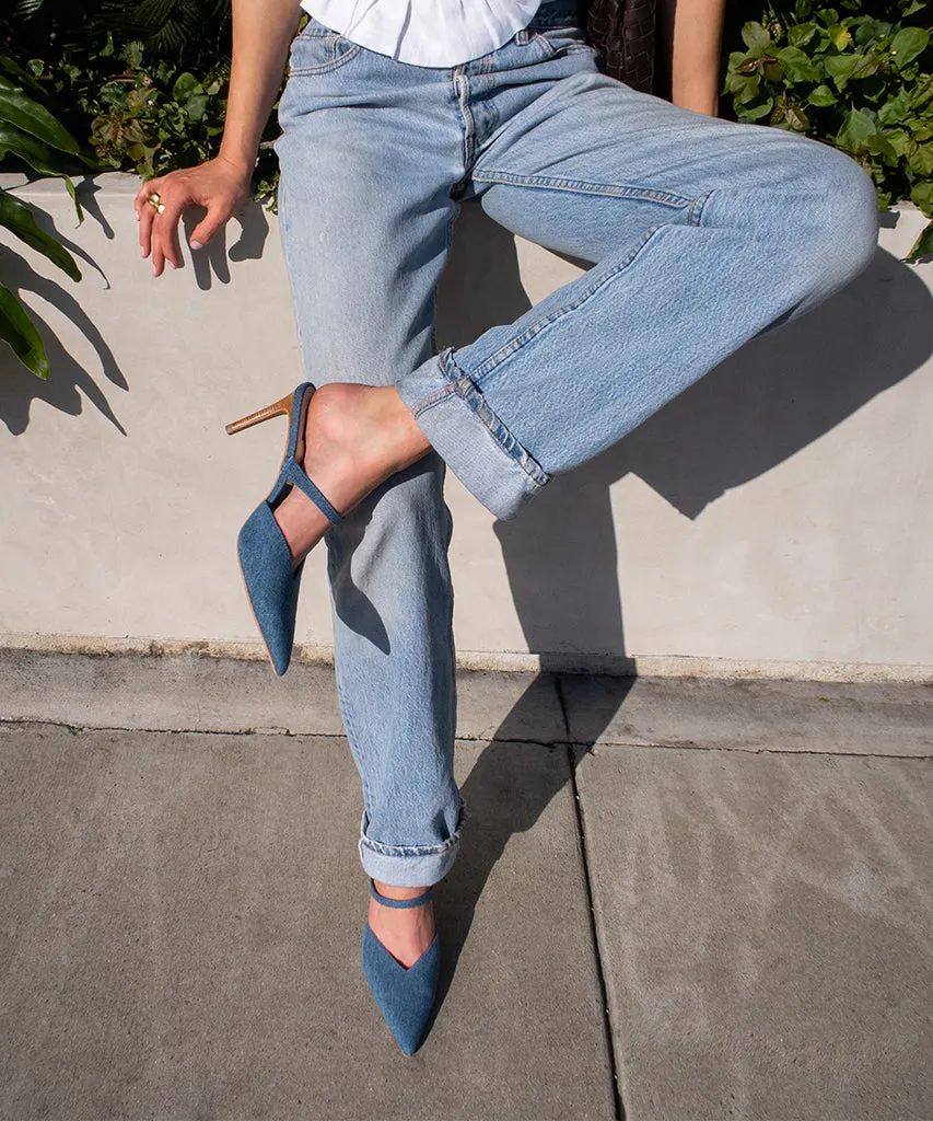 KANIKA HEELS BLUE DENIM - re:vita sold by Dolce Vita product image thumbnail 2