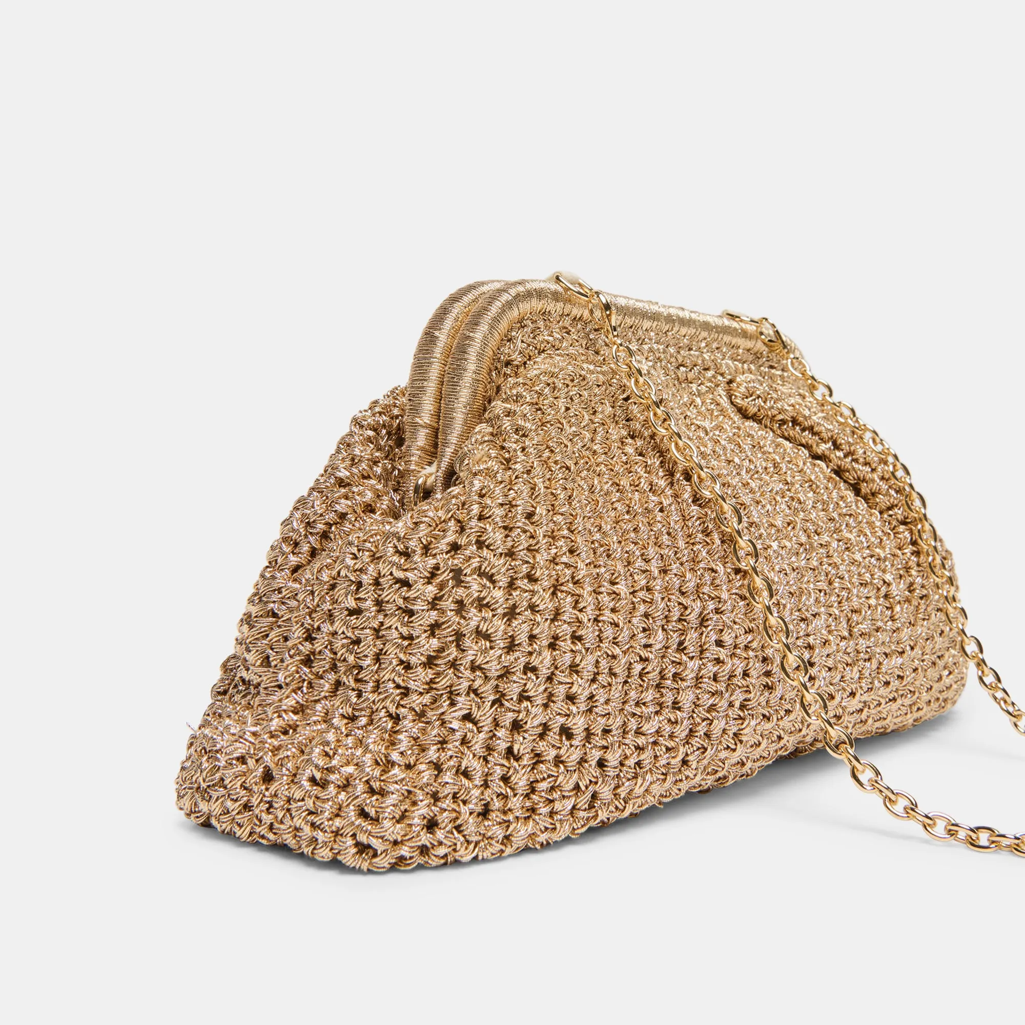 IONE CLUTCH GOLD CROCHET sold by Dolce Vita product image thumbnail 5