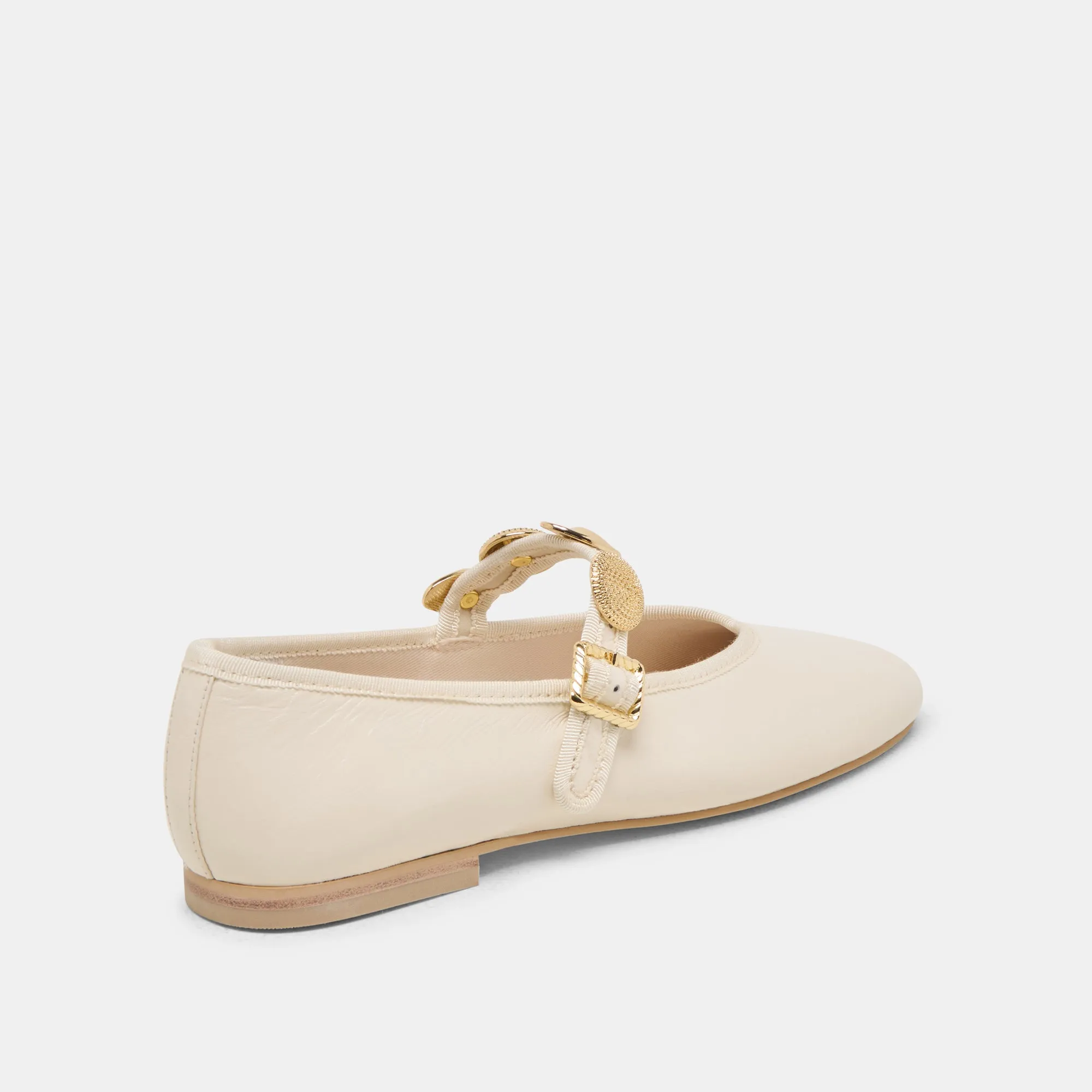 RELAN WIDE BALLET FLATS OFF WHITE LEATHER sold by Dolce Vita product image thumbnail 3