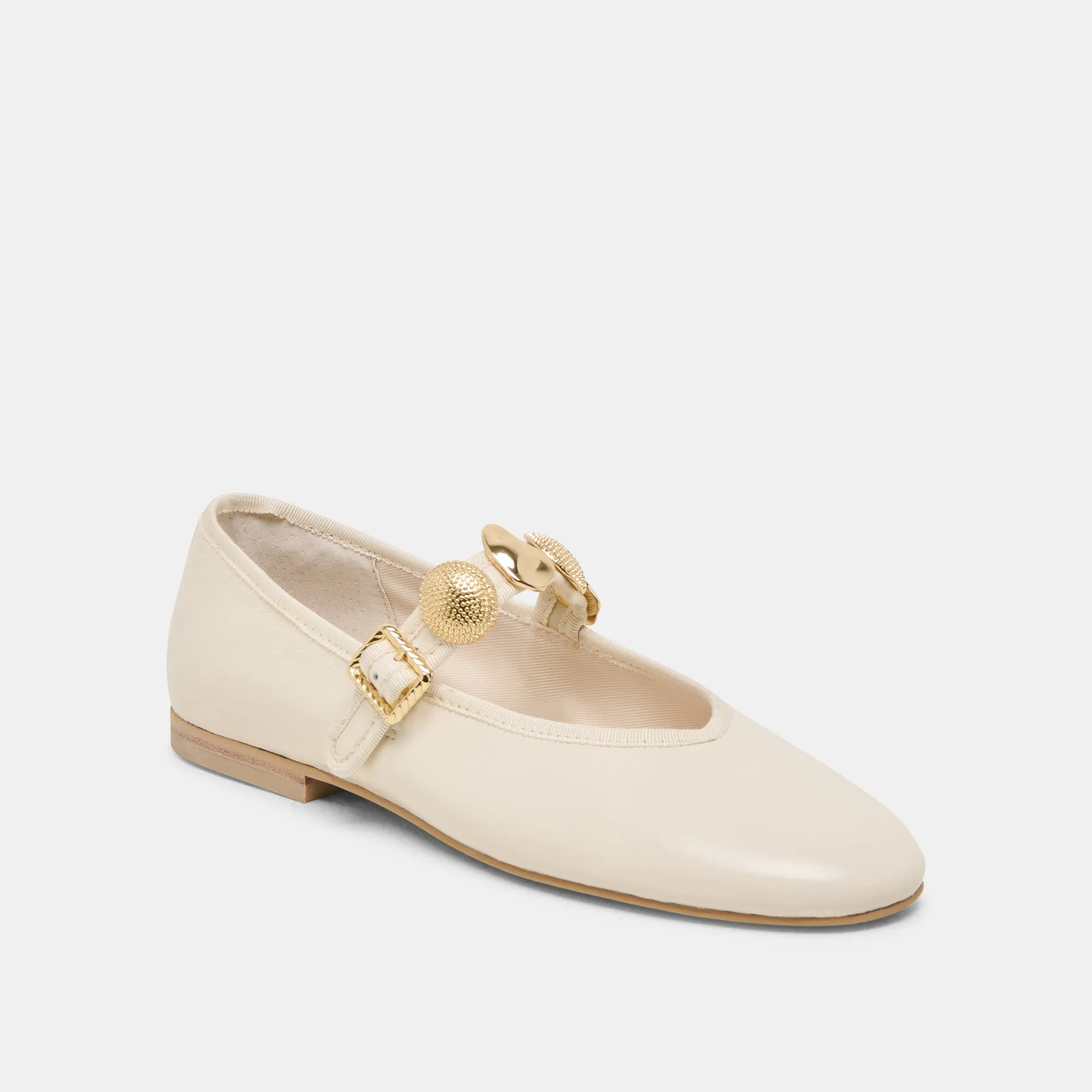RELAN WIDE BALLET FLATS OFF WHITE LEATHER sold by Dolce Vita product image thumbnail 2