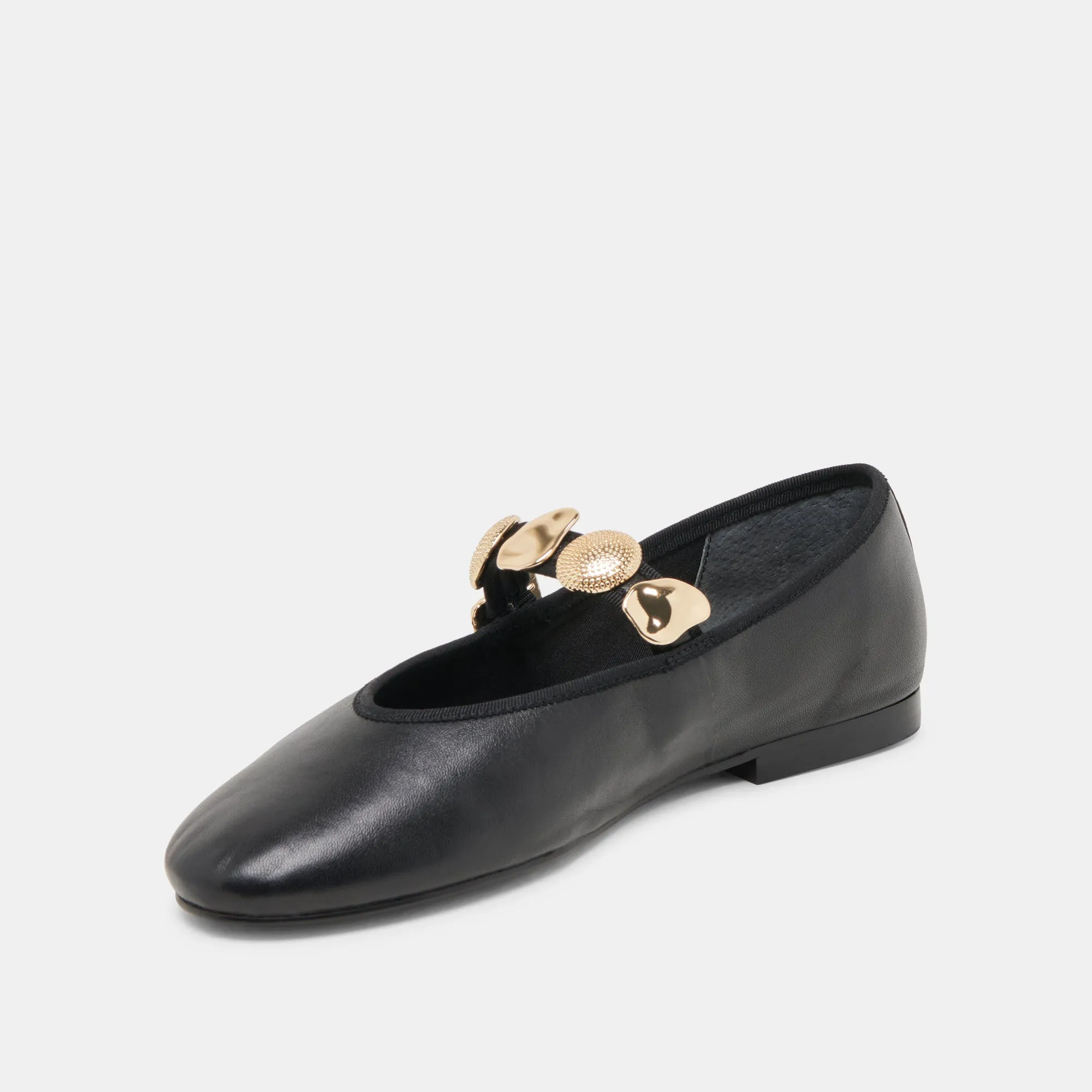 RELAN WIDE BALLET FLATS BLACK LEATHER sold by Dolce Vita product image thumbnail 4