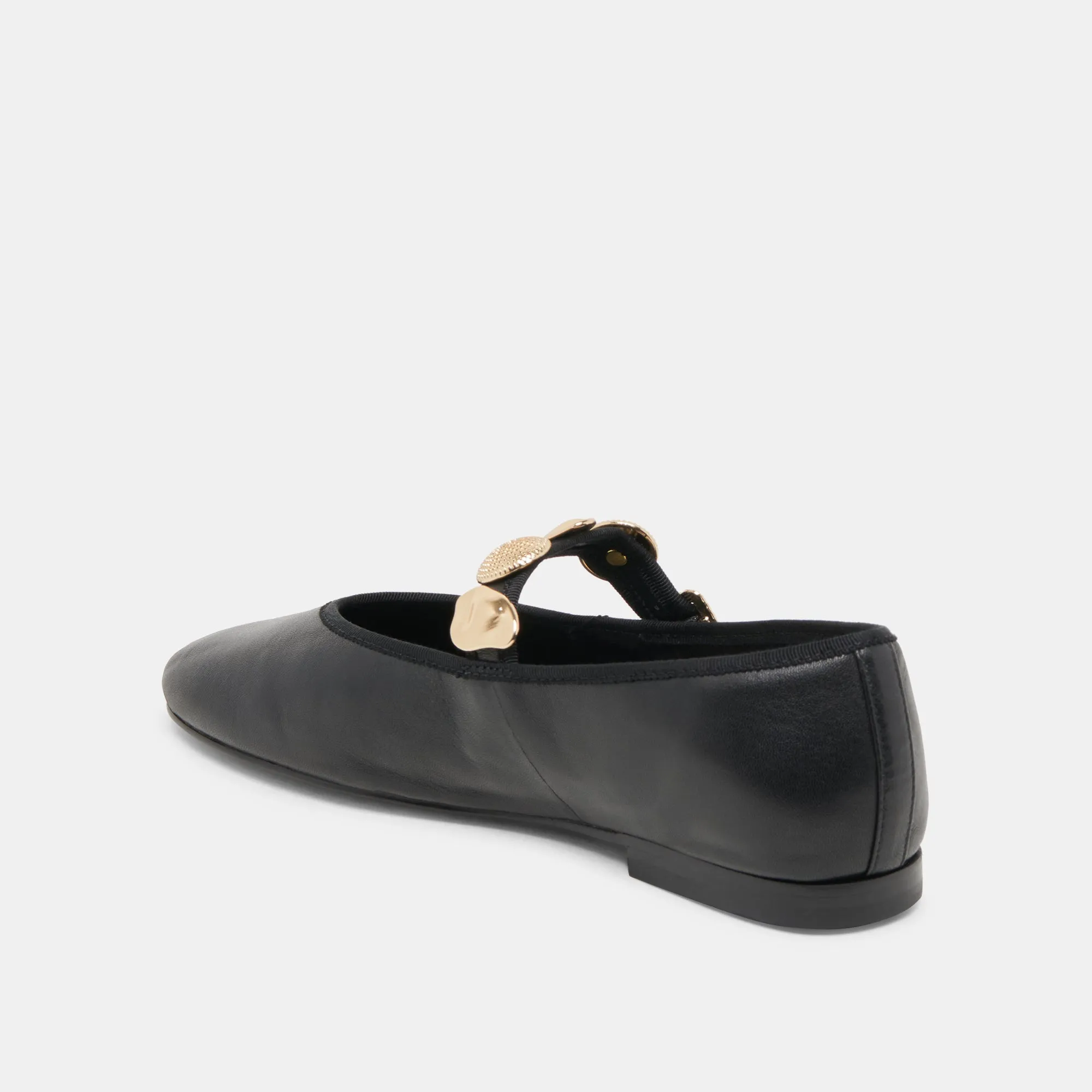 RELAN WIDE BALLET FLATS BLACK LEATHER sold by Dolce Vita product image thumbnail 5