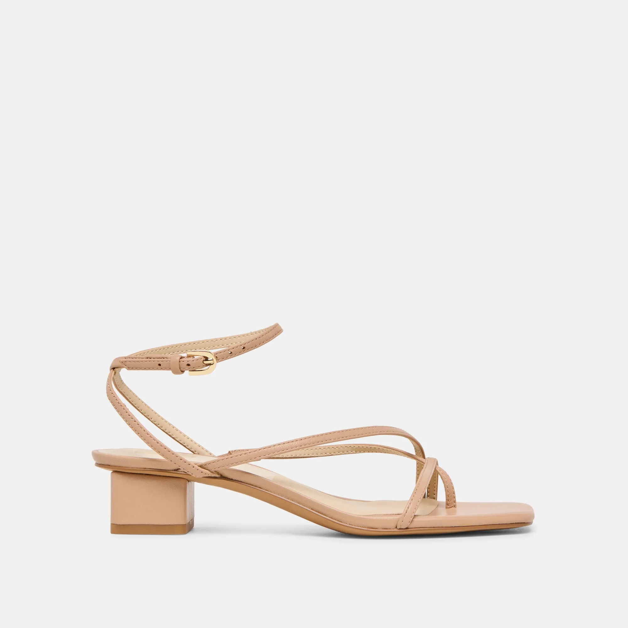 KARLOS WIDE SANDALS LT TAN LEATHER sold by Dolce Vita