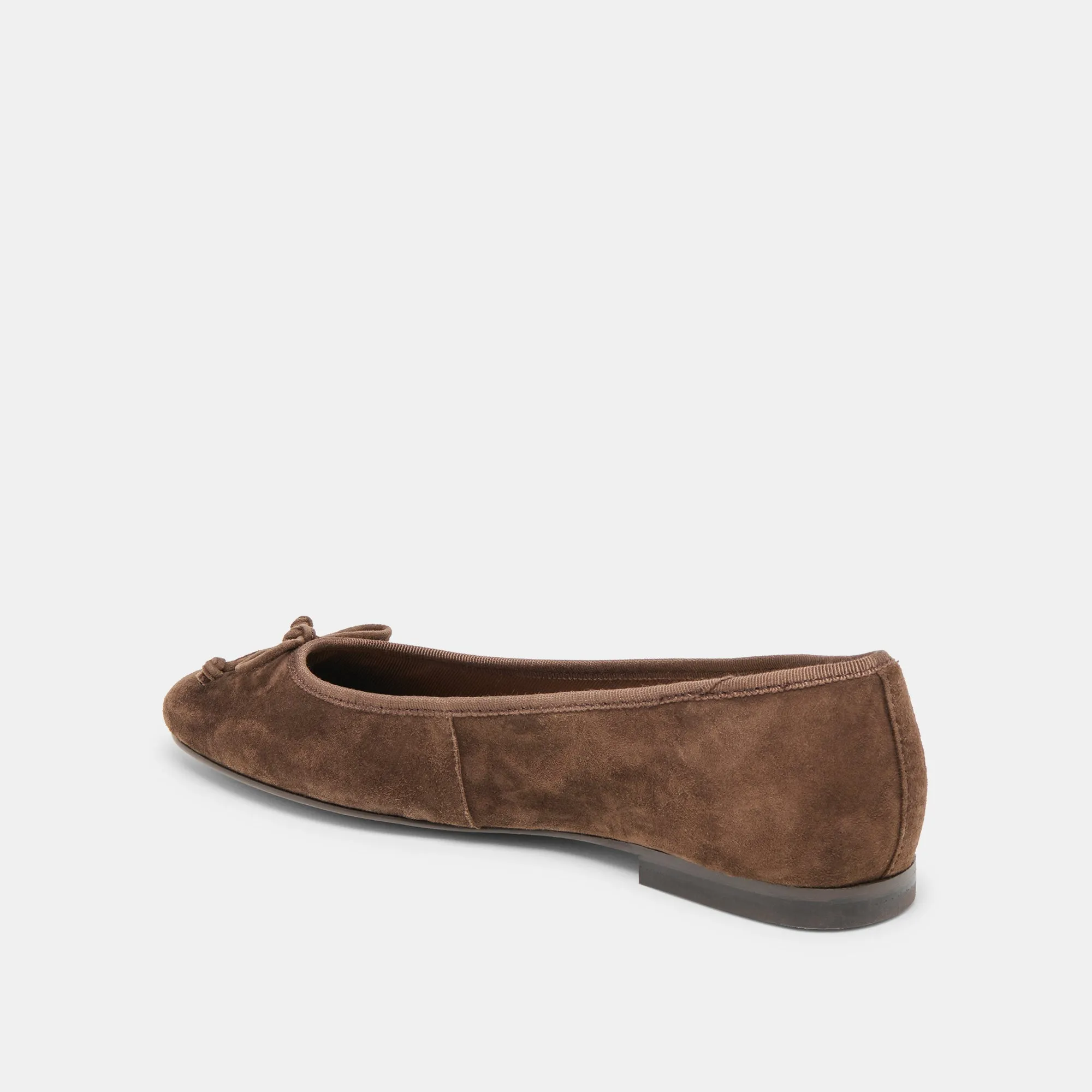 RITLA WIDE BALLET FLATS DK BROWN SUEDE sold by Dolce Vita product image thumbnail 5