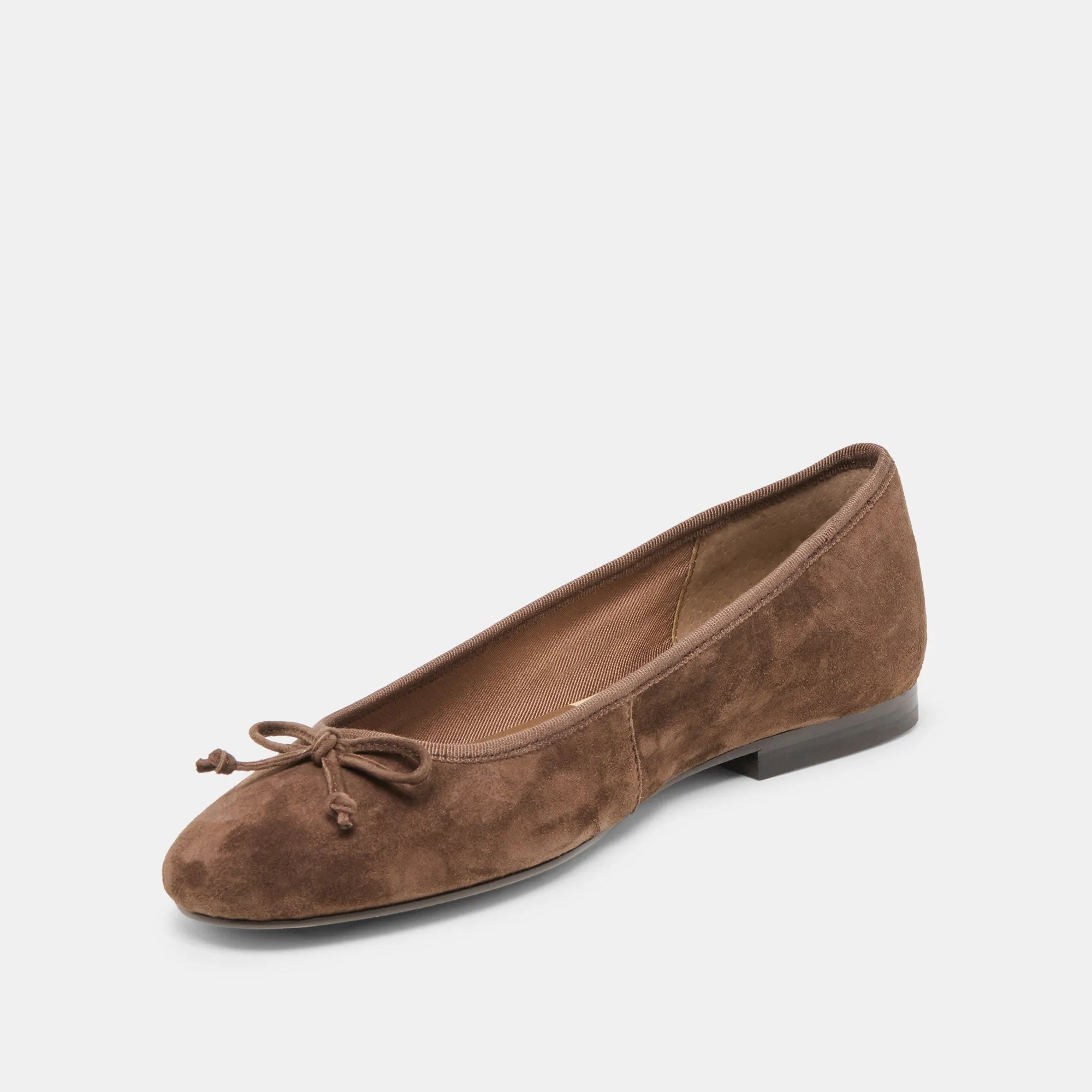 RITLA WIDE BALLET FLATS DK BROWN SUEDE sold by Dolce Vita product image thumbnail 4