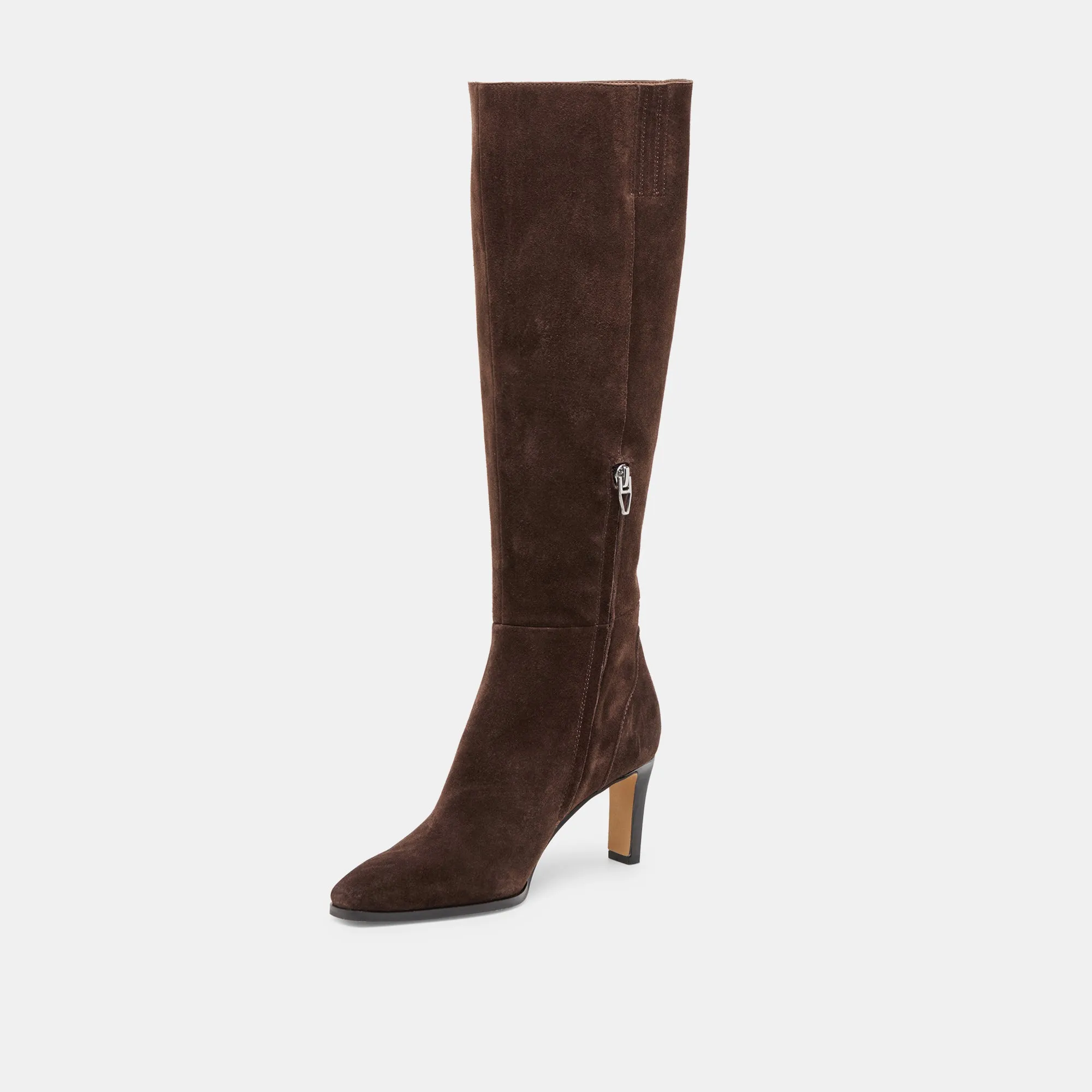 EMMI NARROW CALF BOOTS DK BROWN SUEDE sold by Dolce Vita product image thumbnail 4